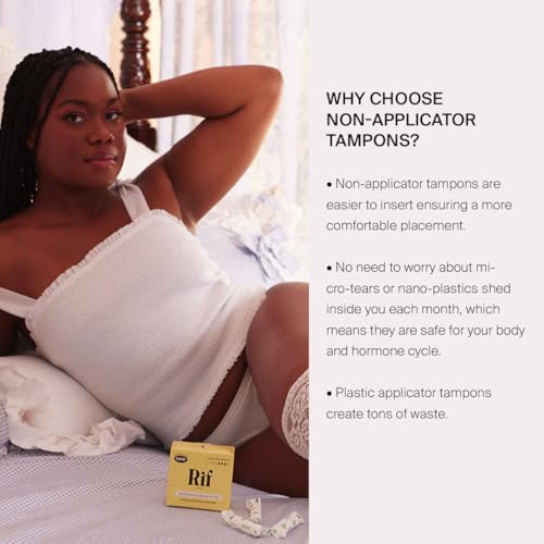 Rif Care Organic Cotton Super Tampons, 18 Count - View 2