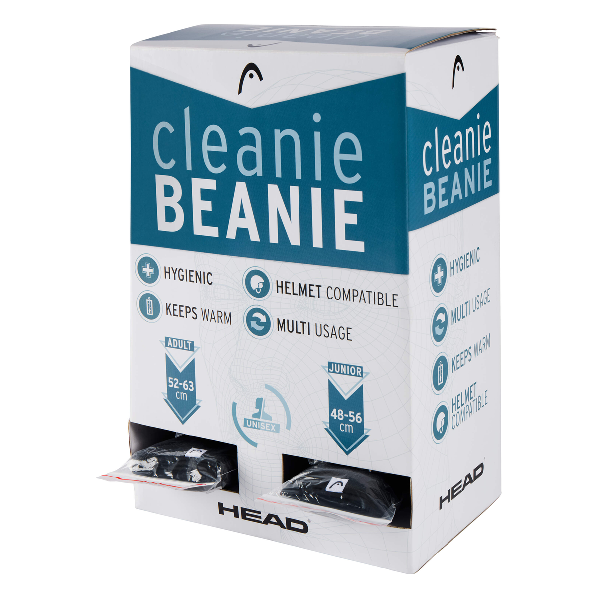 Head CLEANIE BEANIE PACK (60 pcs) Ski & Snowboard Helmets - official product view