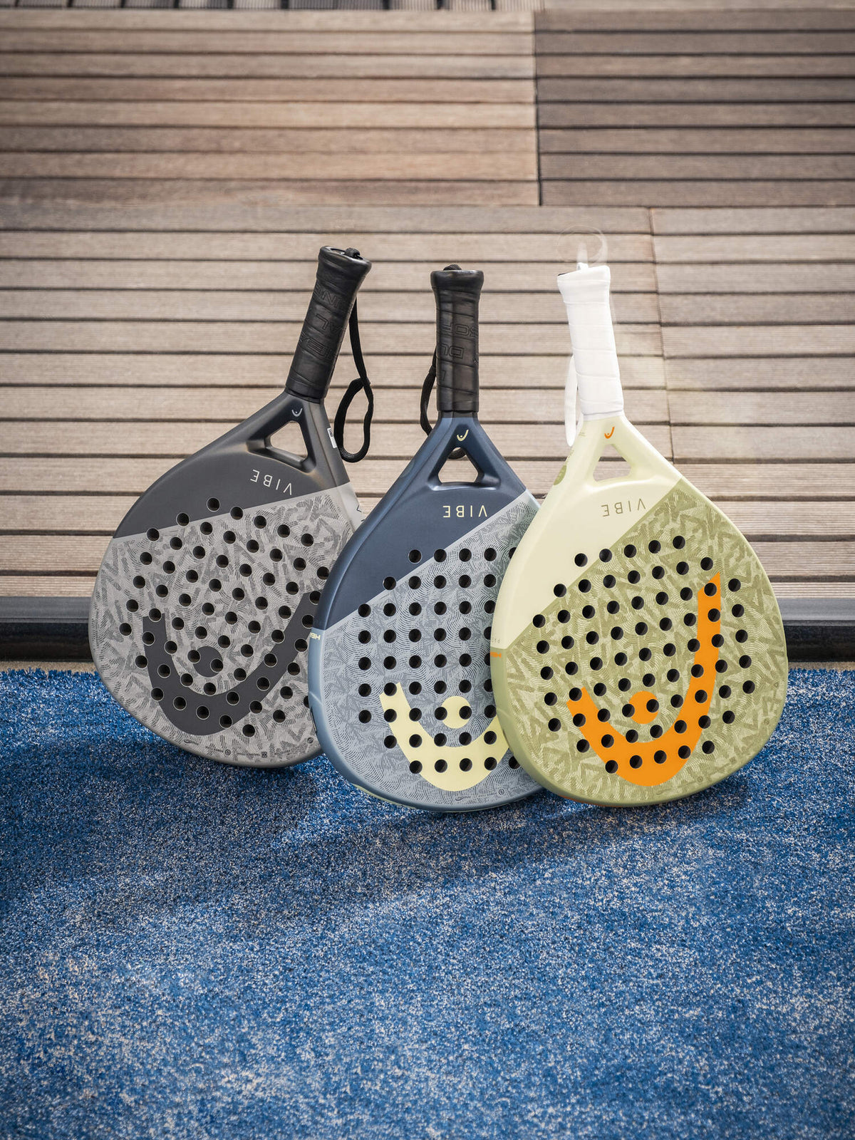 HEAD Vibe 2026 Padel Racquet, Blue/Yellow - lifestyle