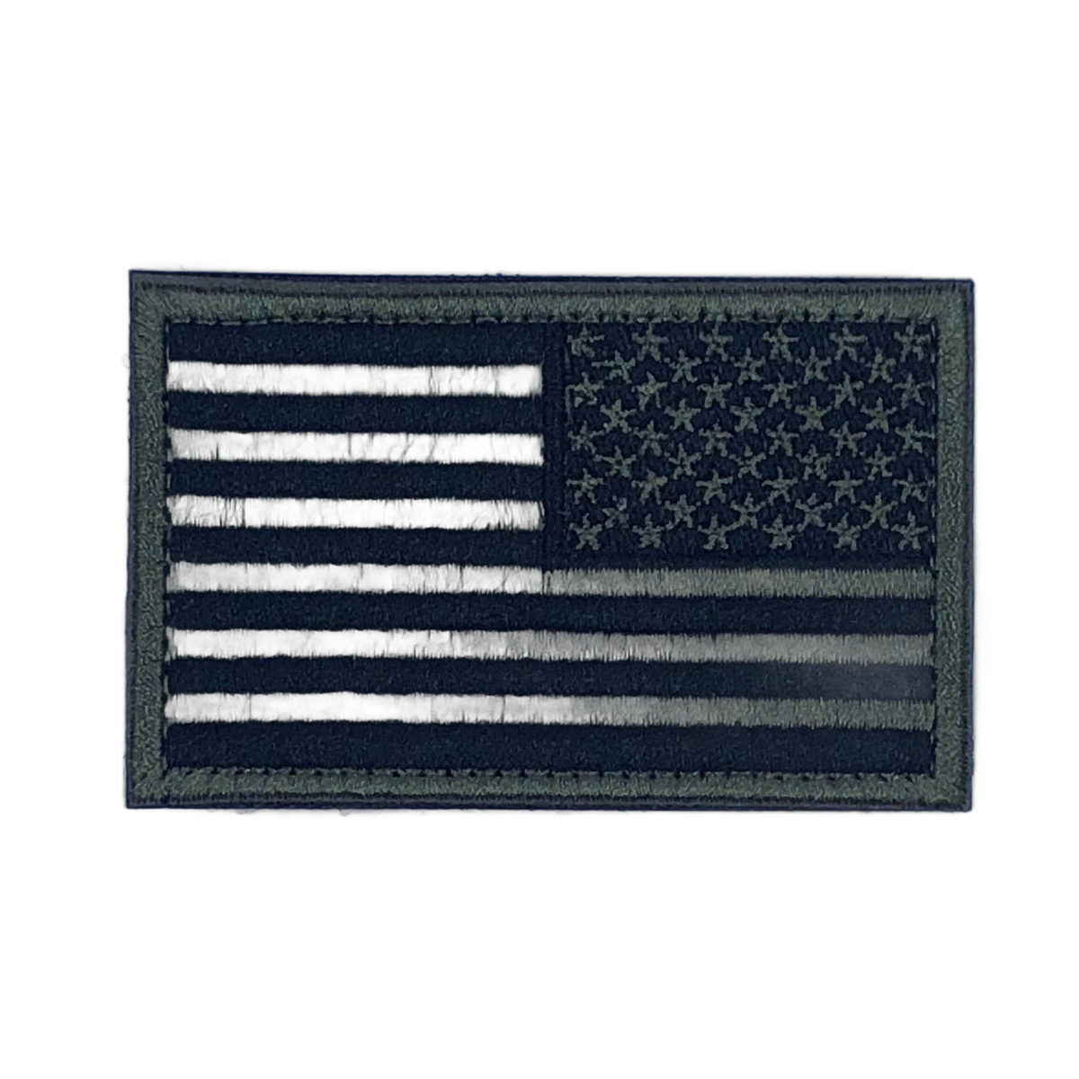 Great Call Athletics USA American Flag REVERSE Patch 2 x 3 Hook And Loop Military Tactical Choice of Flag
