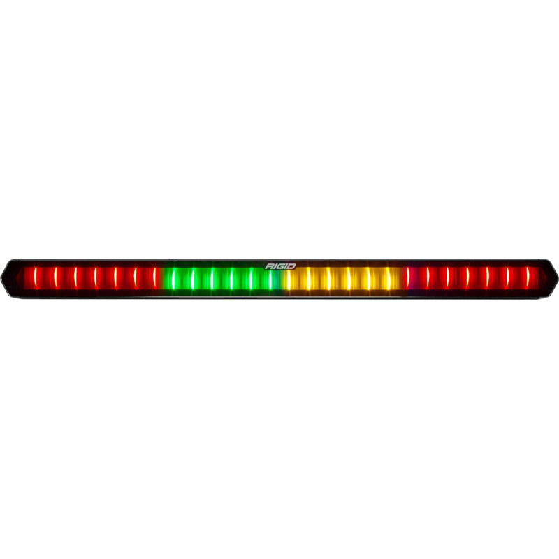 Rigid Industries 28in Chase Light Bar Universal - Rear Facing 27 Mode 5 Color LED Light Bar - View 10