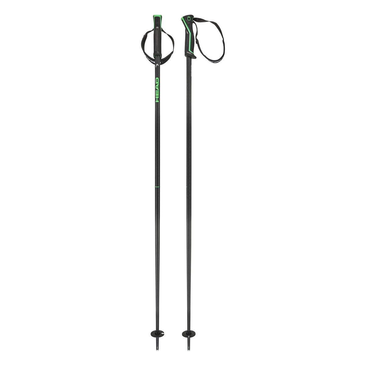 Head Frontside black green Ski Poles - official product view