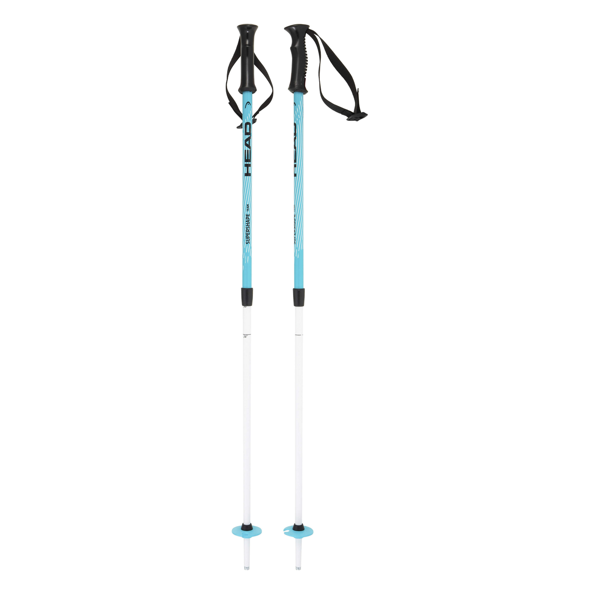 Head Supershape Team adjustable Ski Poles - official product view