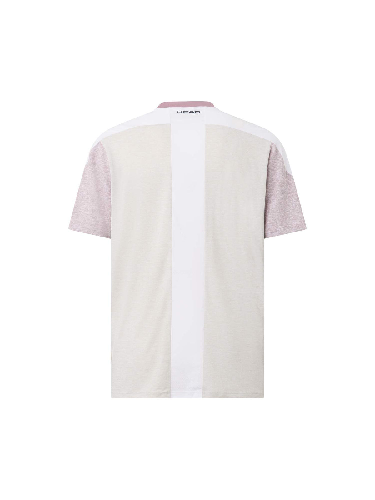 HEAD PLAY Tech Mens Tennis Polo Shirt in White - back view