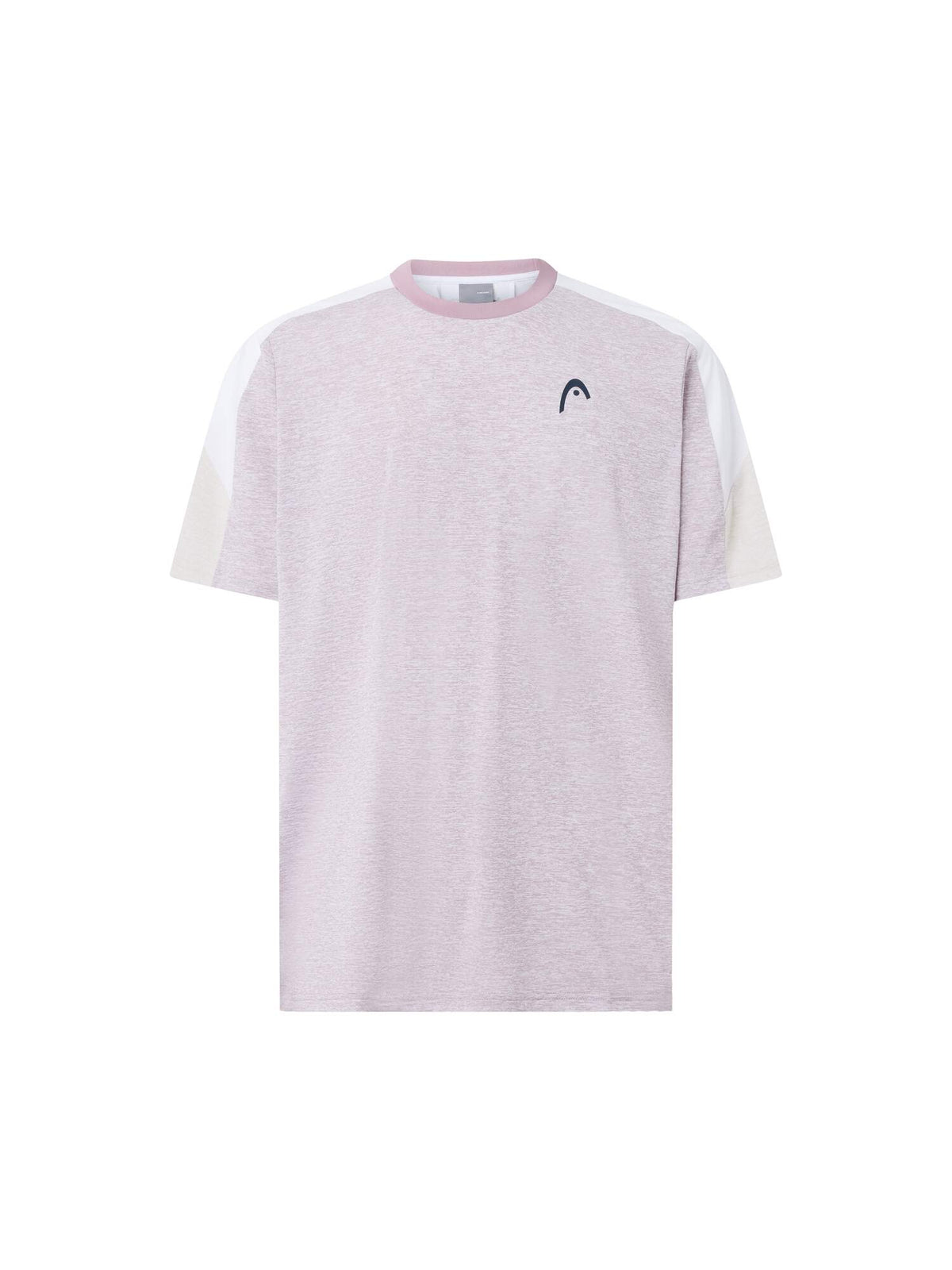 HEAD PLAY Tech Mens Tennis T-Shirt in Dirty Lilac - front view