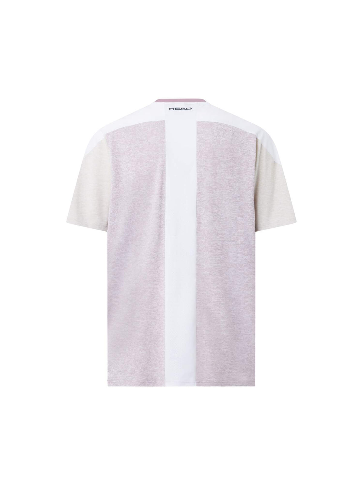HEAD PLAY Tech Mens Tennis T-Shirt in Dirty Lilac - back view
