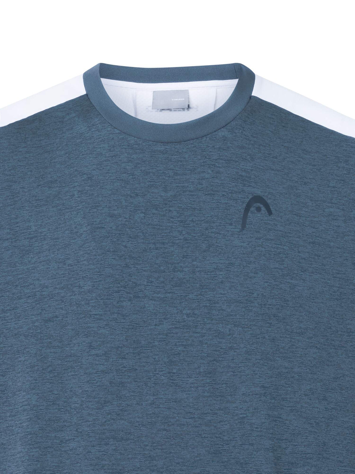 HEAD PLAY Tech Mens Tennis T-Shirt in Navy - detail