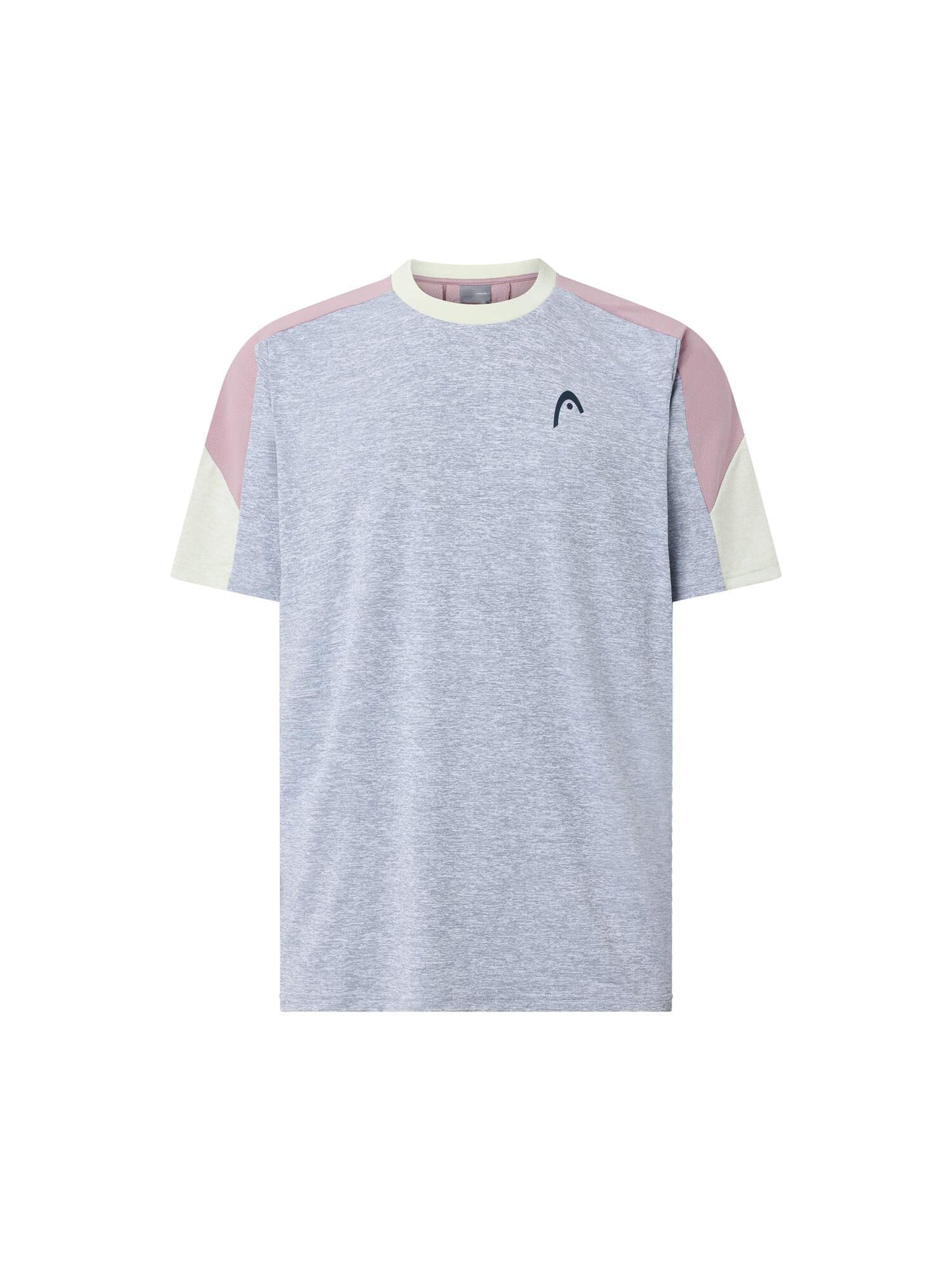 HEAD PLAY Tech Mens Tennis T-Shirt in Slate - front view