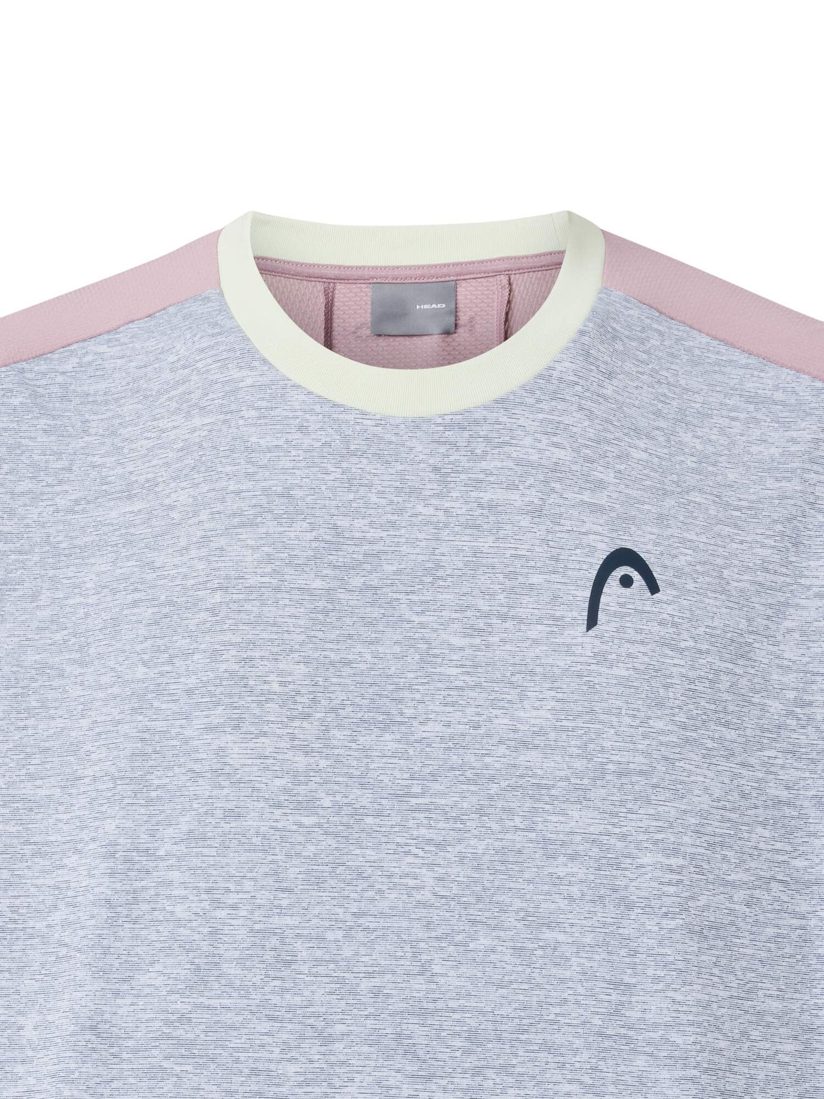 HEAD PLAY Tech Mens Tennis T-Shirt in Slate - detail
