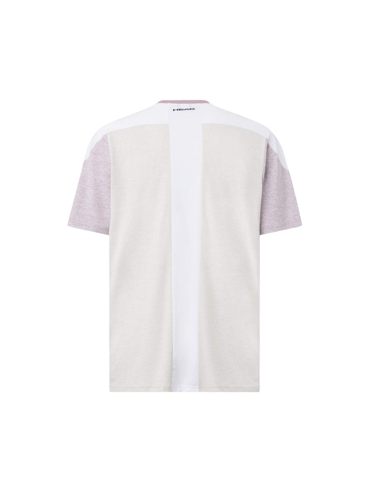 HEAD PLAY Tech Mens Tennis T-Shirt in White - back view