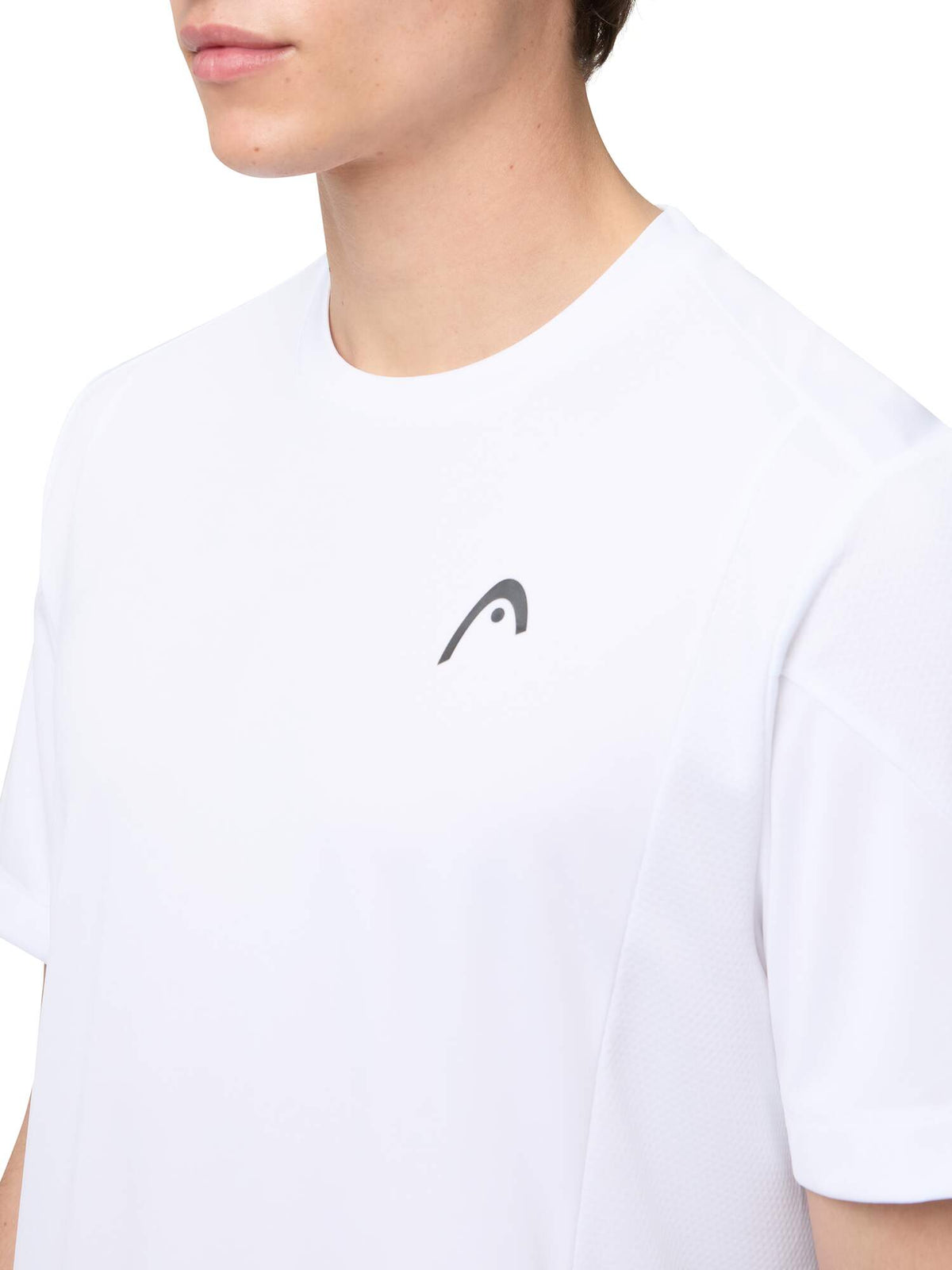 HEAD SLICE Tennis T-Shirt Mens in White - detail