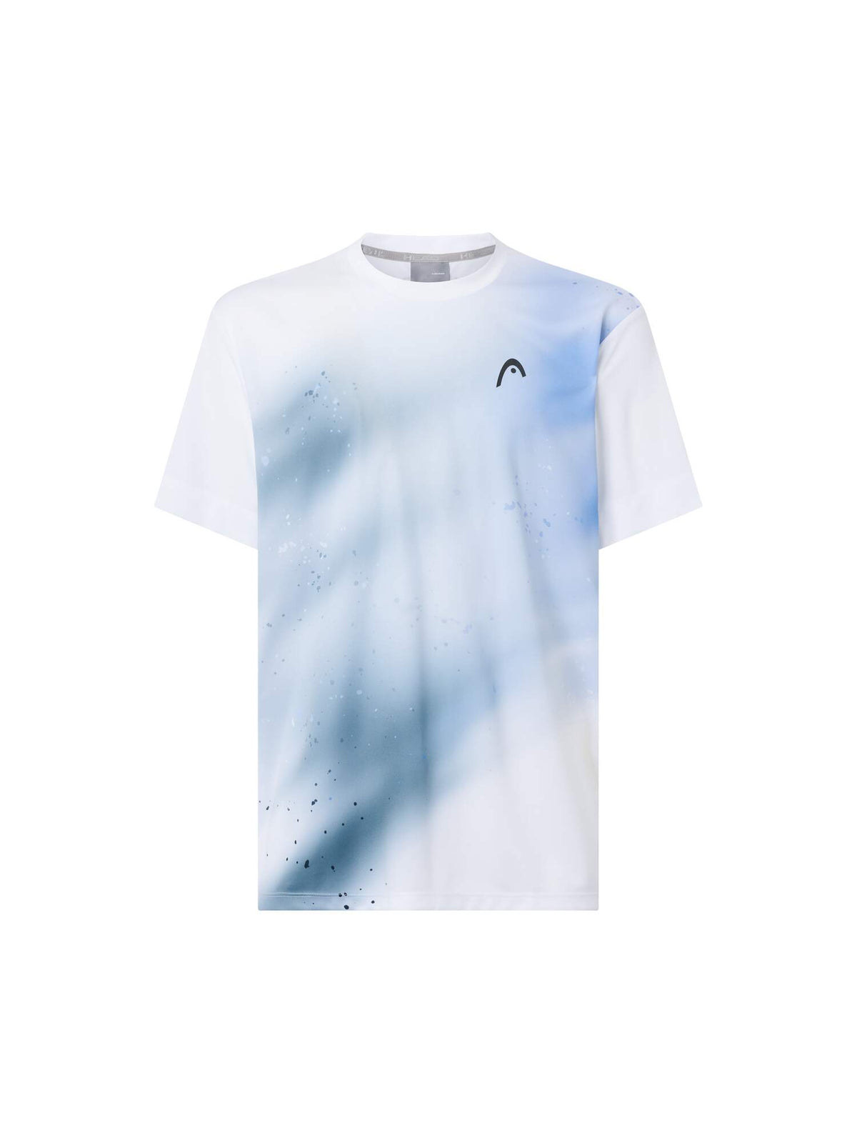 HEAD TOPSPIN Mens Tennis T-Shirt in Navy Print - front view