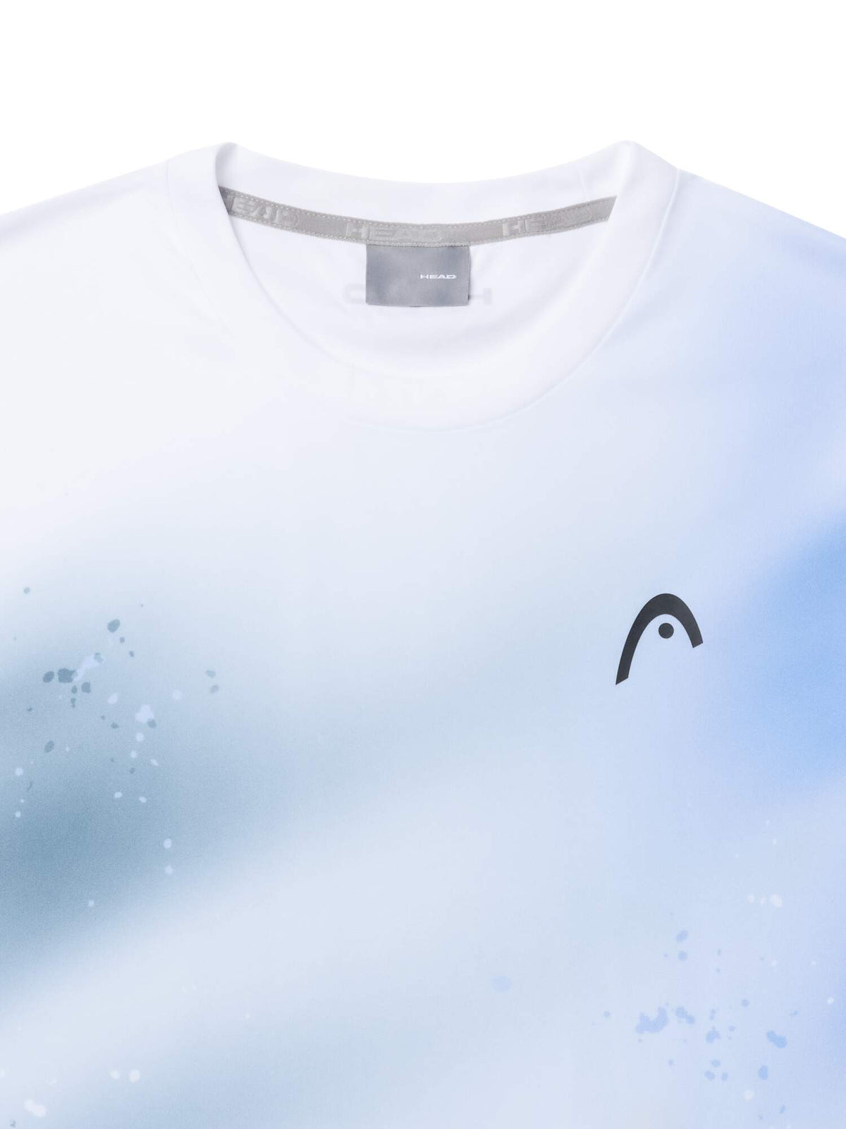 HEAD TOPSPIN Mens Tennis T-Shirt in Navy Print - detail