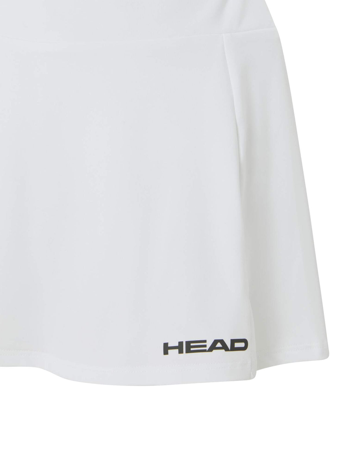 HEAD CLUB Basic Girls Tennis Skort in White - detail