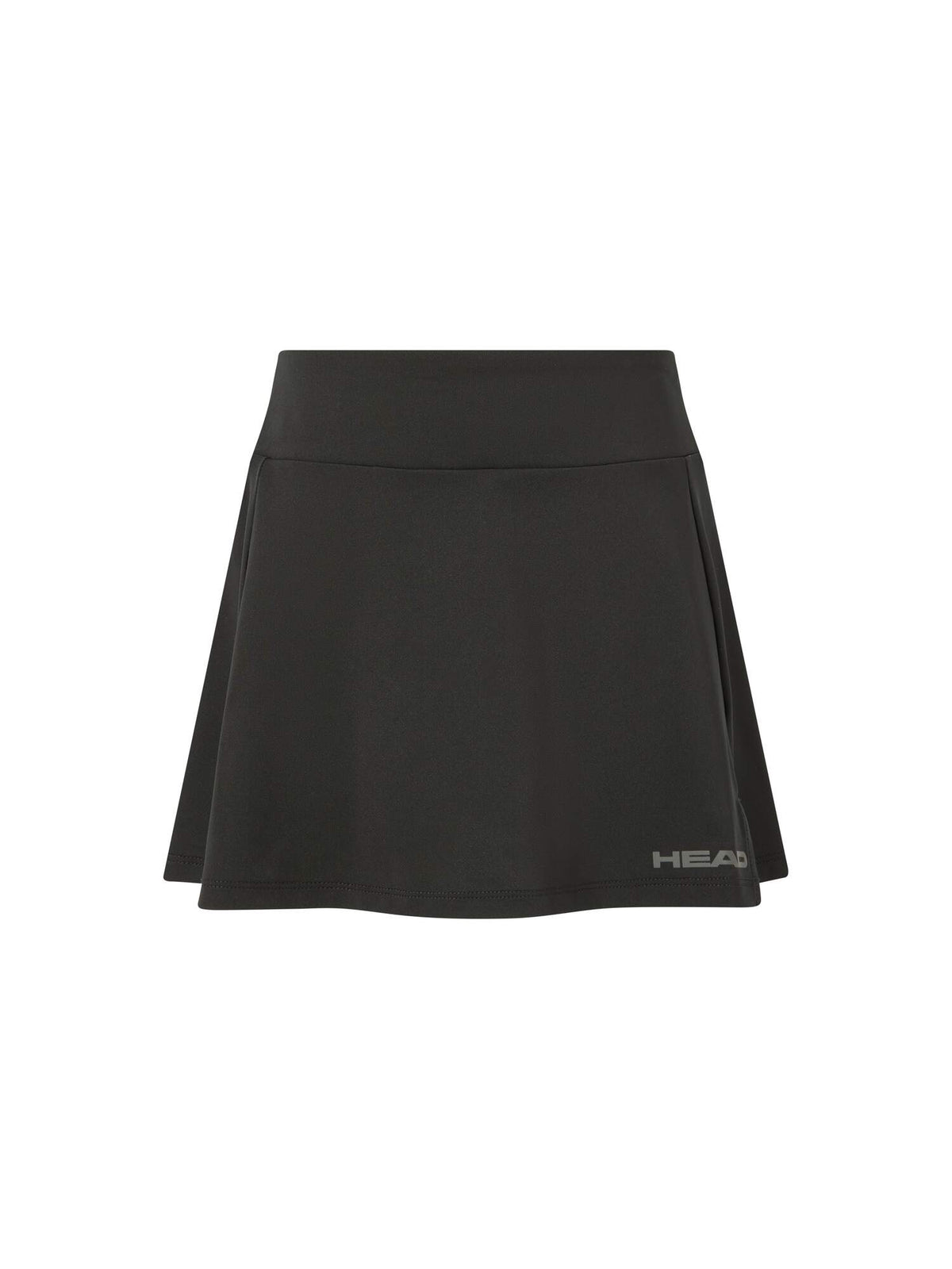 HEAD CLUB Basic Girls Tennis Skort in Black - front view