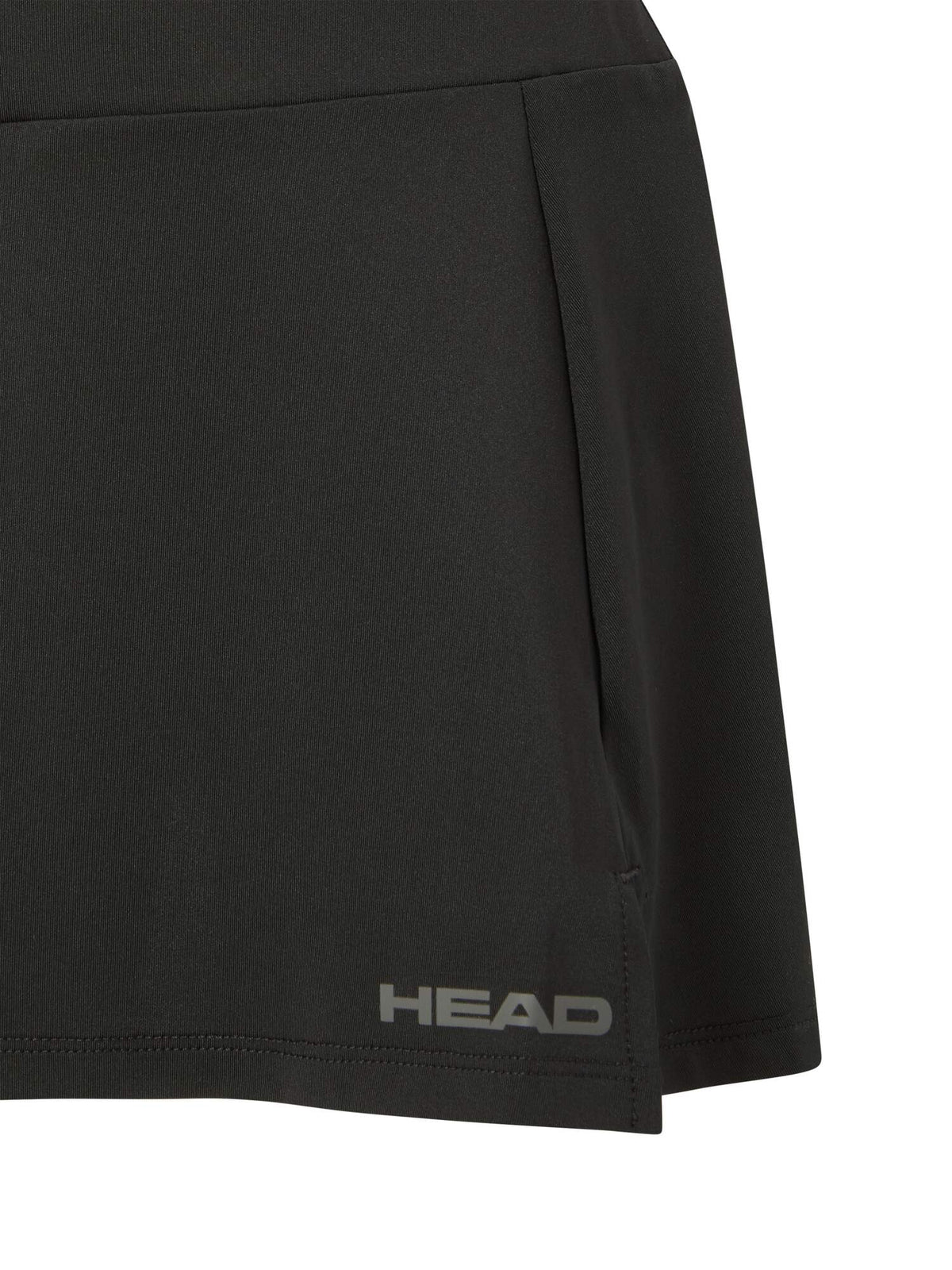 HEAD CLUB Basic Girls Tennis Skort in Black - detail