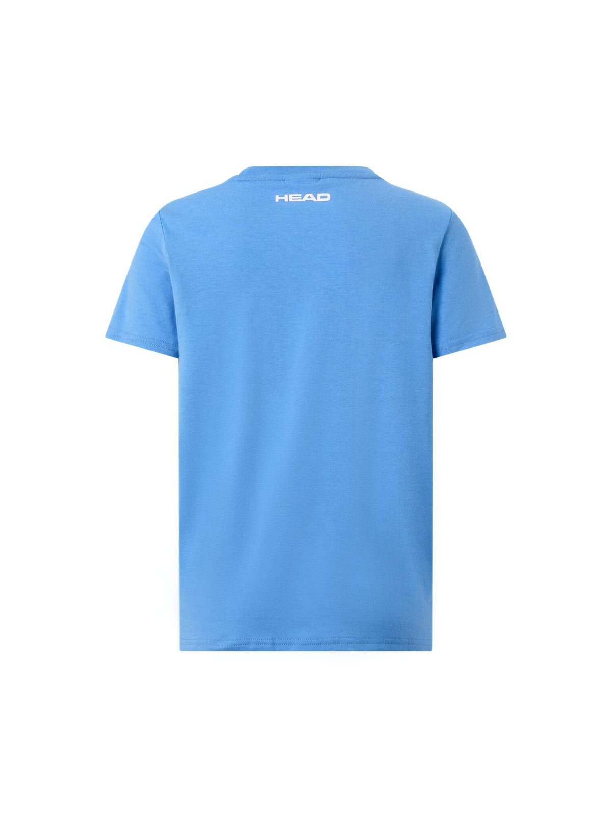 HEAD RAINBOW Junior Tennis T-Shirt in Airforce Blue - back view