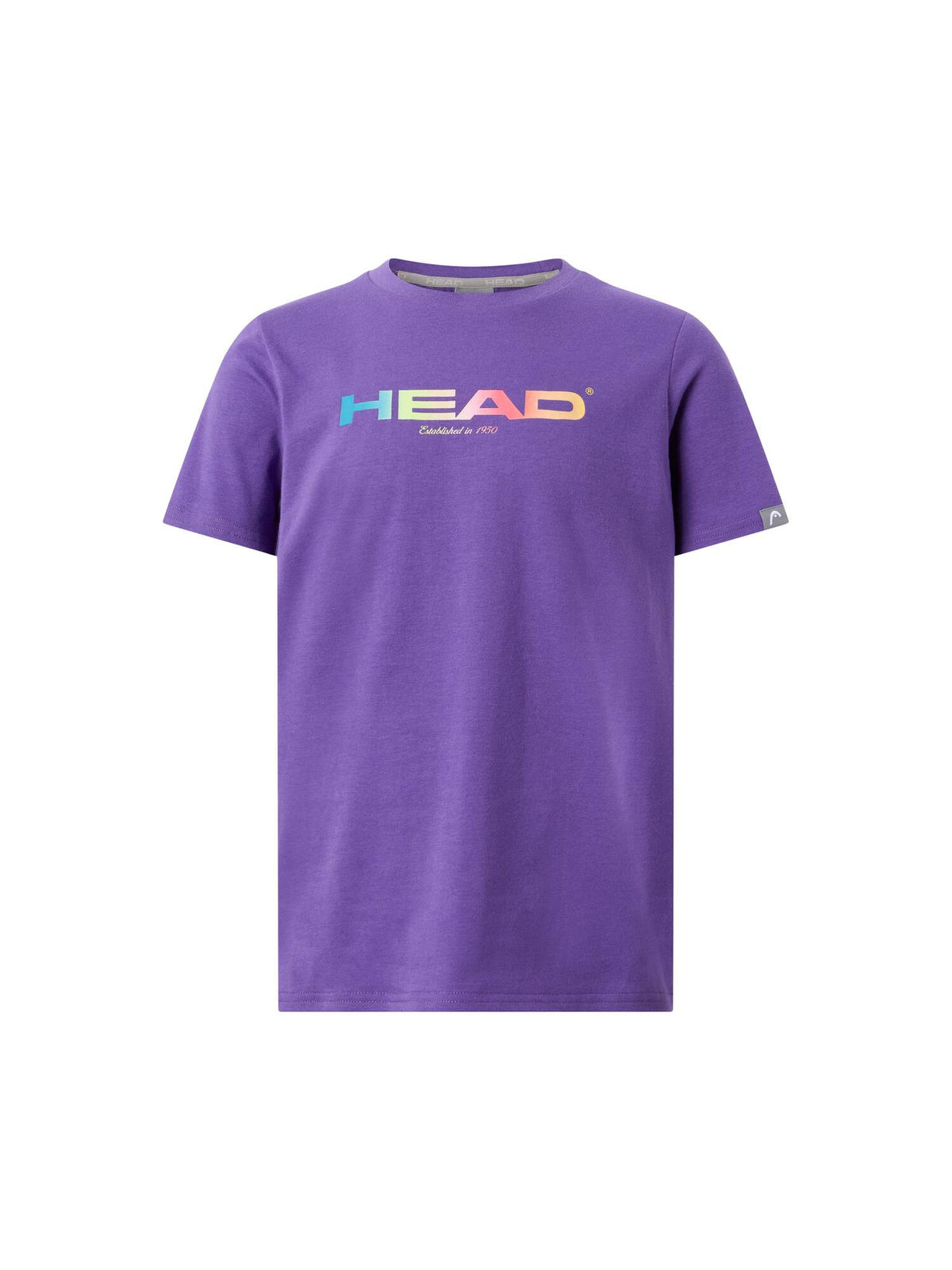 HEAD RAINBOW Junior Tennis T-Shirt in Purple - front view