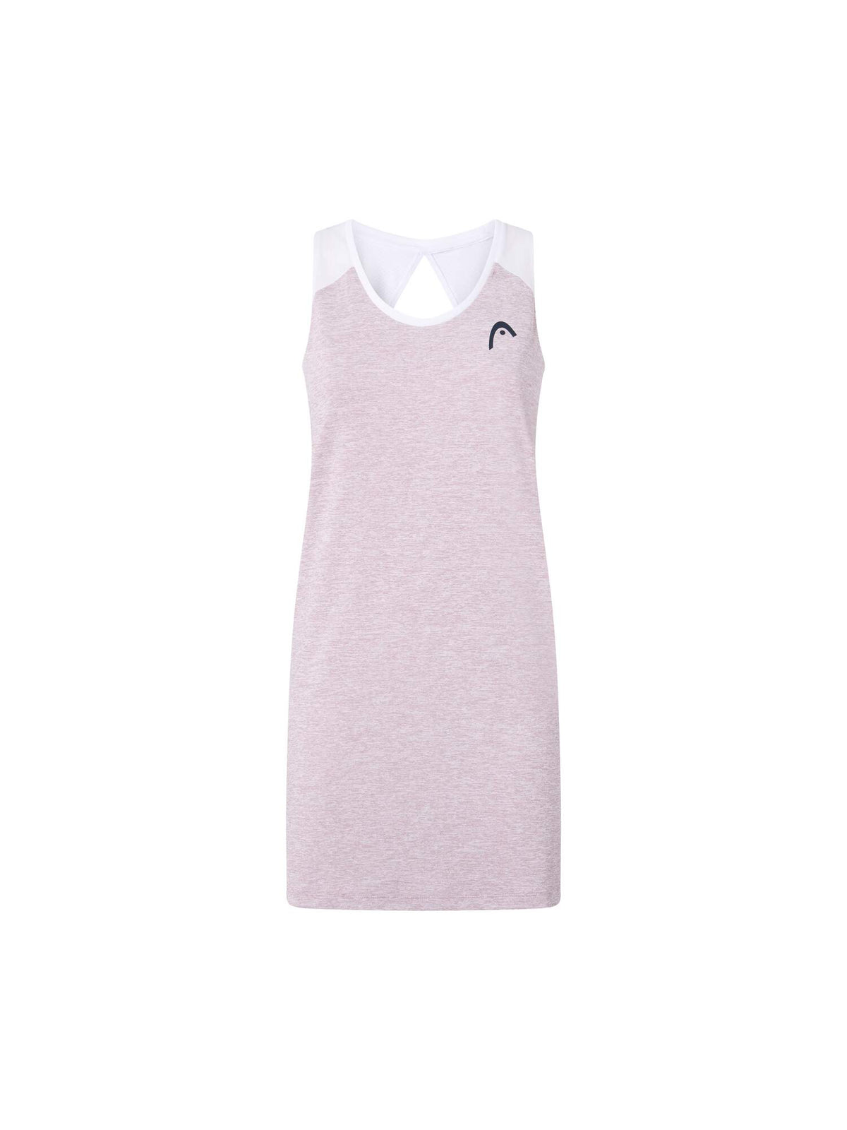 HEAD PLAY Tech Womens Tennis Dress in Dirty Lilac - front view