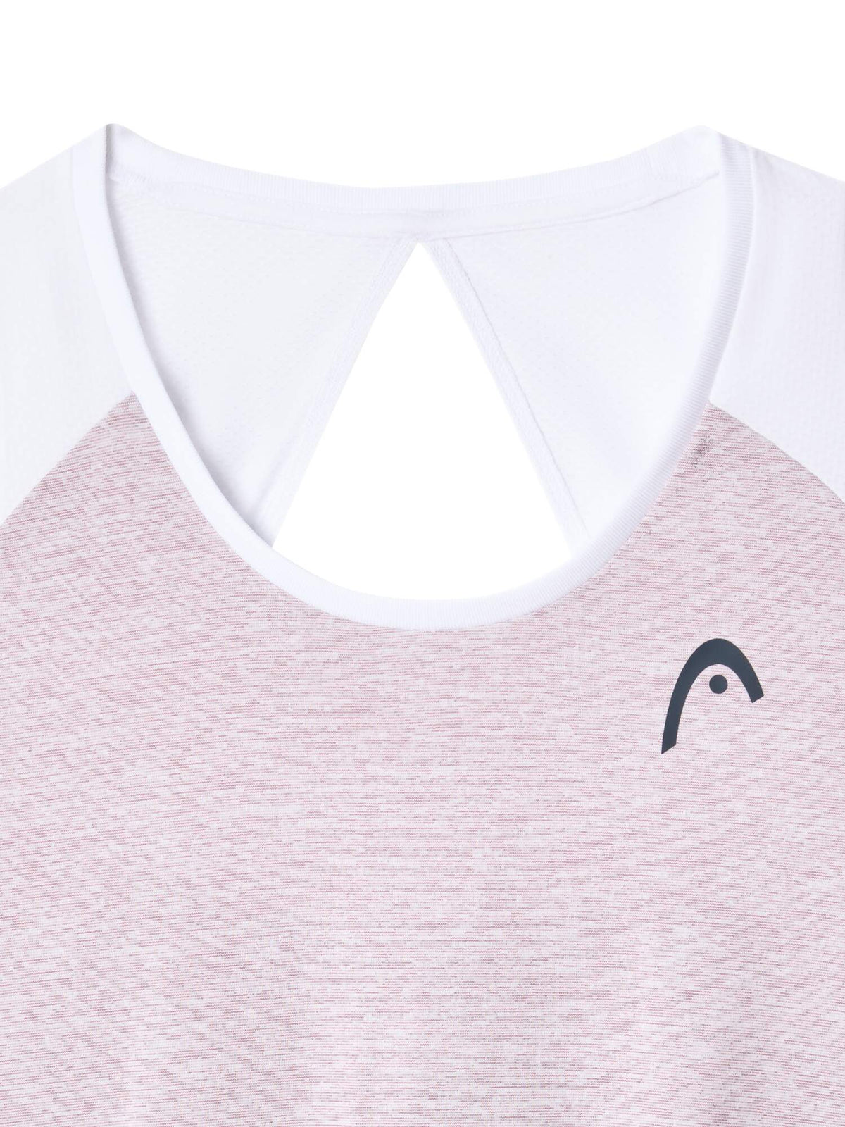HEAD PLAY Tech Womens Tennis Dress in Dirty Lilac - back cutout detail