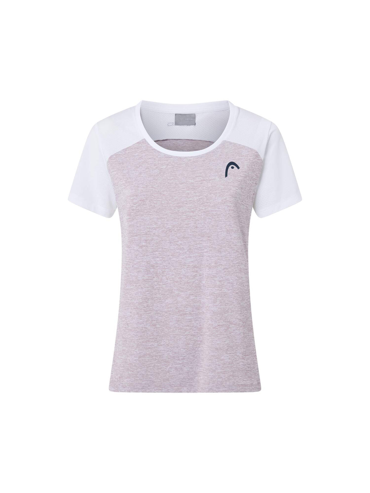 HEAD PLAY Tech Womens Tennis T-Shirt in Dirty Lilac - front view