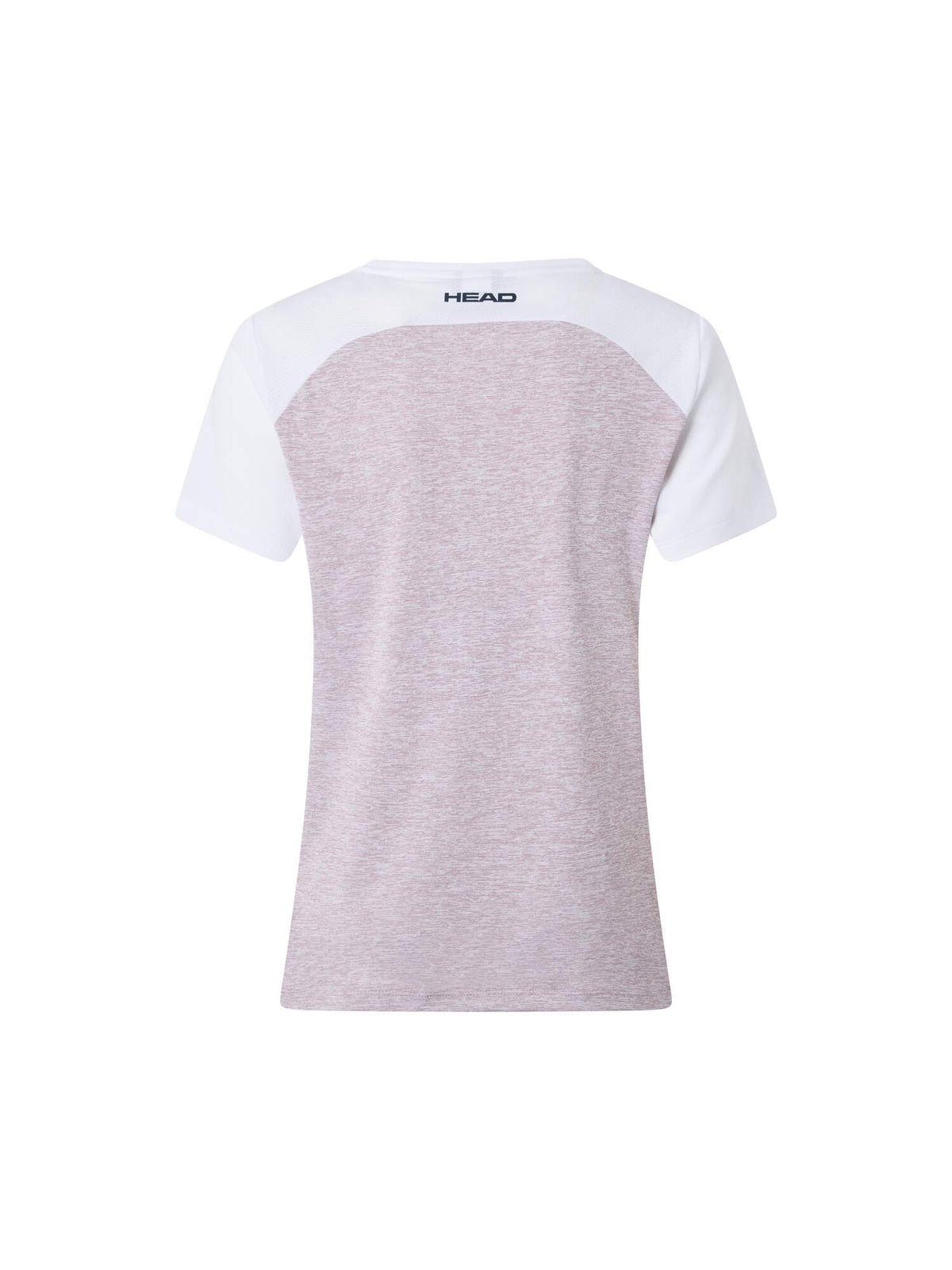 HEAD PLAY Tech Womens Tennis T-Shirt in Dirty Lilac - back view