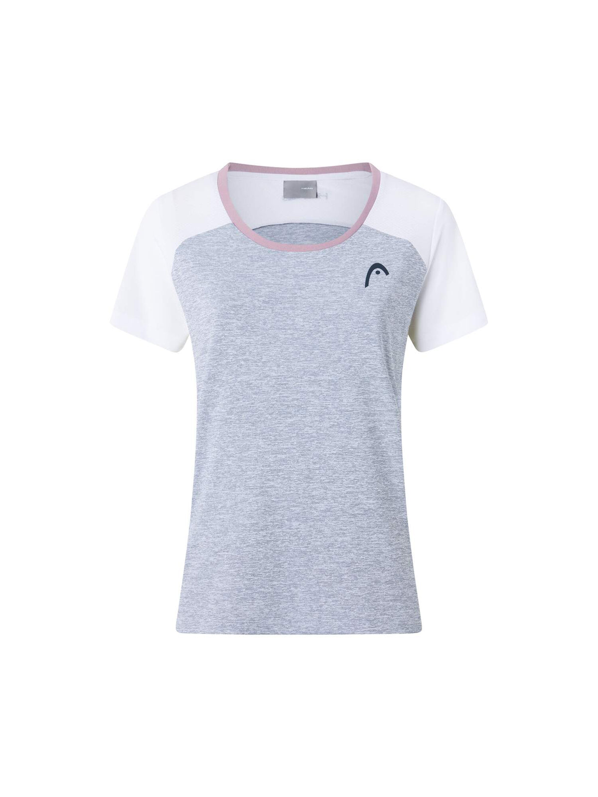 HEAD PLAY Tech Womens Tennis T-Shirt in Slate - front view