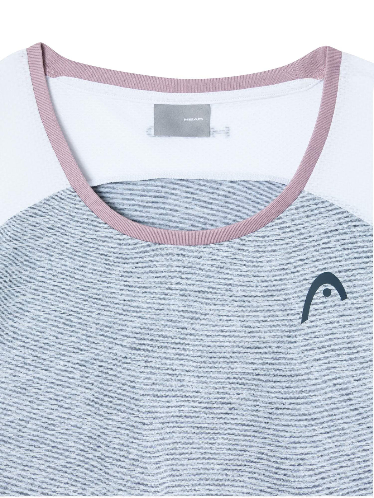 HEAD PLAY Tech Womens Tennis T-Shirt in Slate - detail