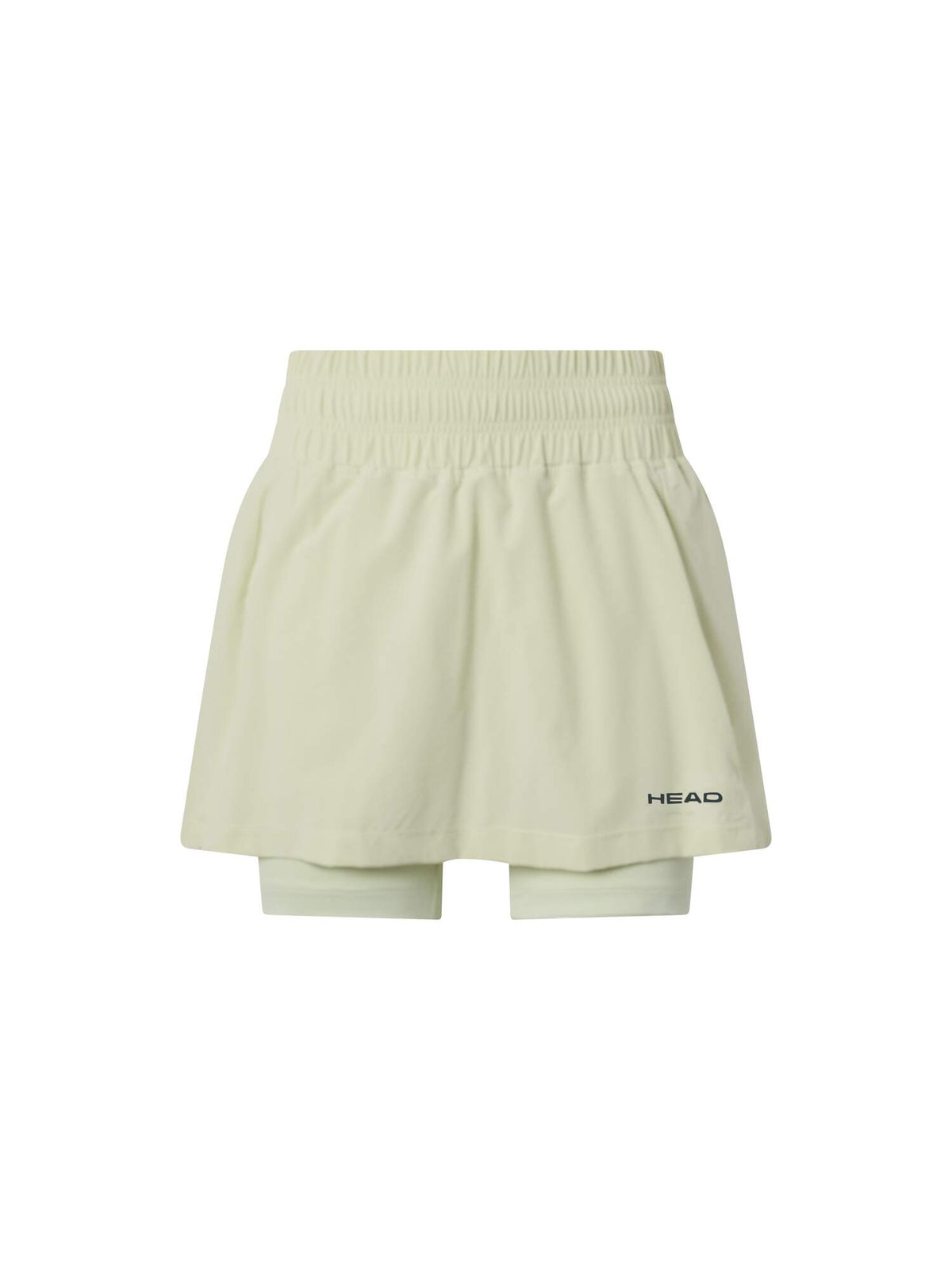 HEAD PLAY Womens Tennis Skort in Cantaloupe Green - front view