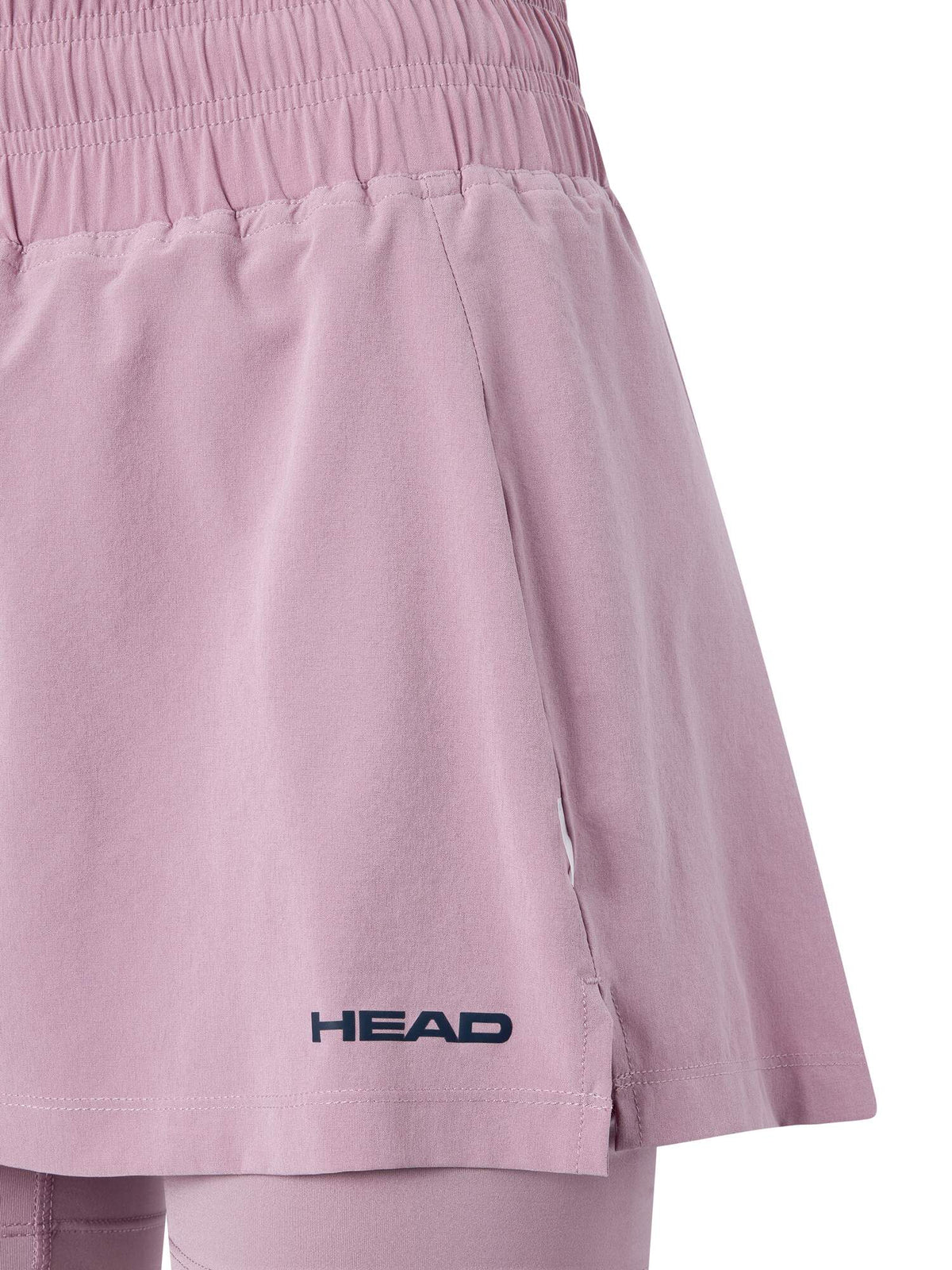 HEAD PLAY Womens Tennis Skort in Dirty Lilac - detail