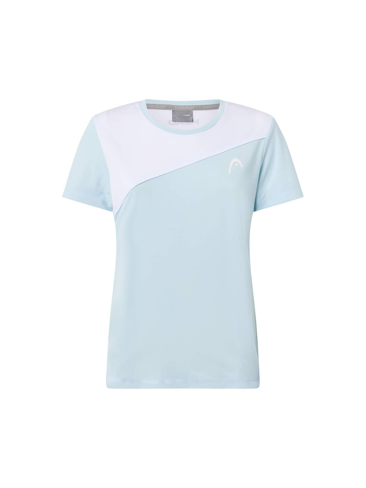 HEAD TIE-BREAK Tennis T-Shirt Womens in Light Blue/White - front view