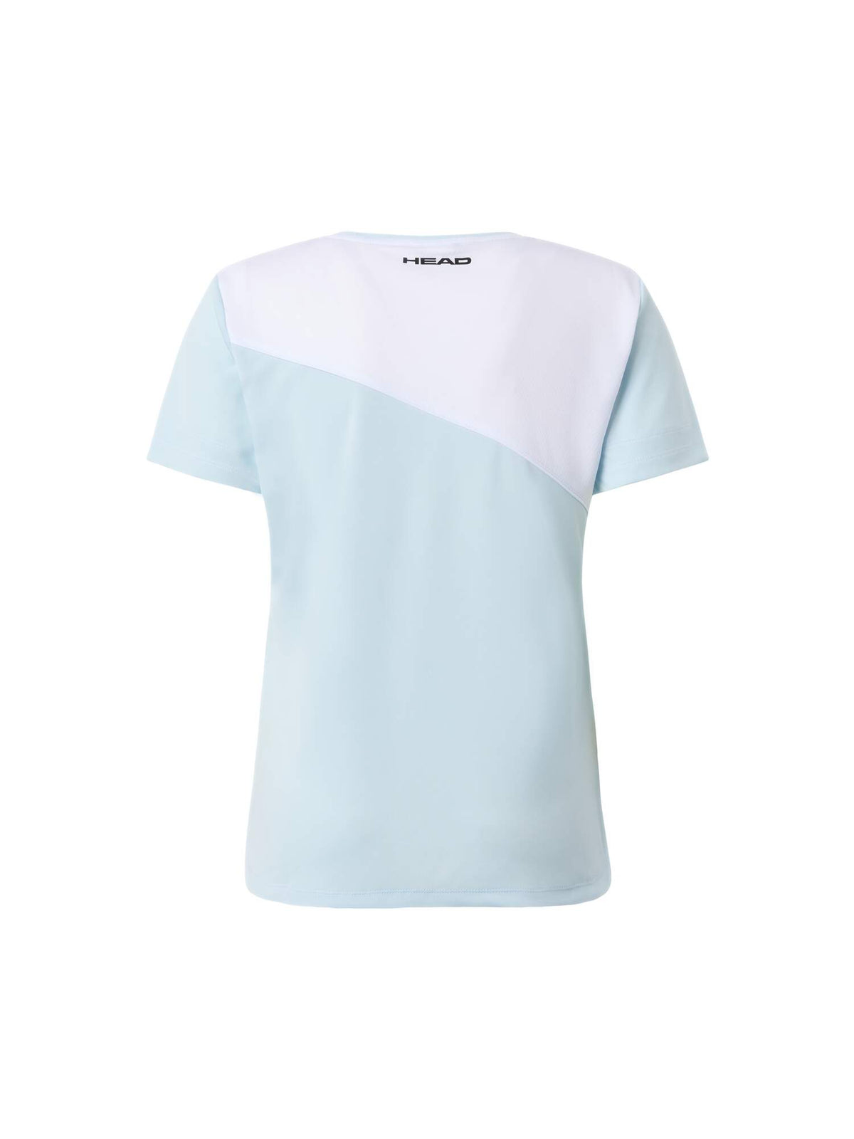 HEAD TIE-BREAK Tennis T-Shirt Womens in Light Blue/White - back view
