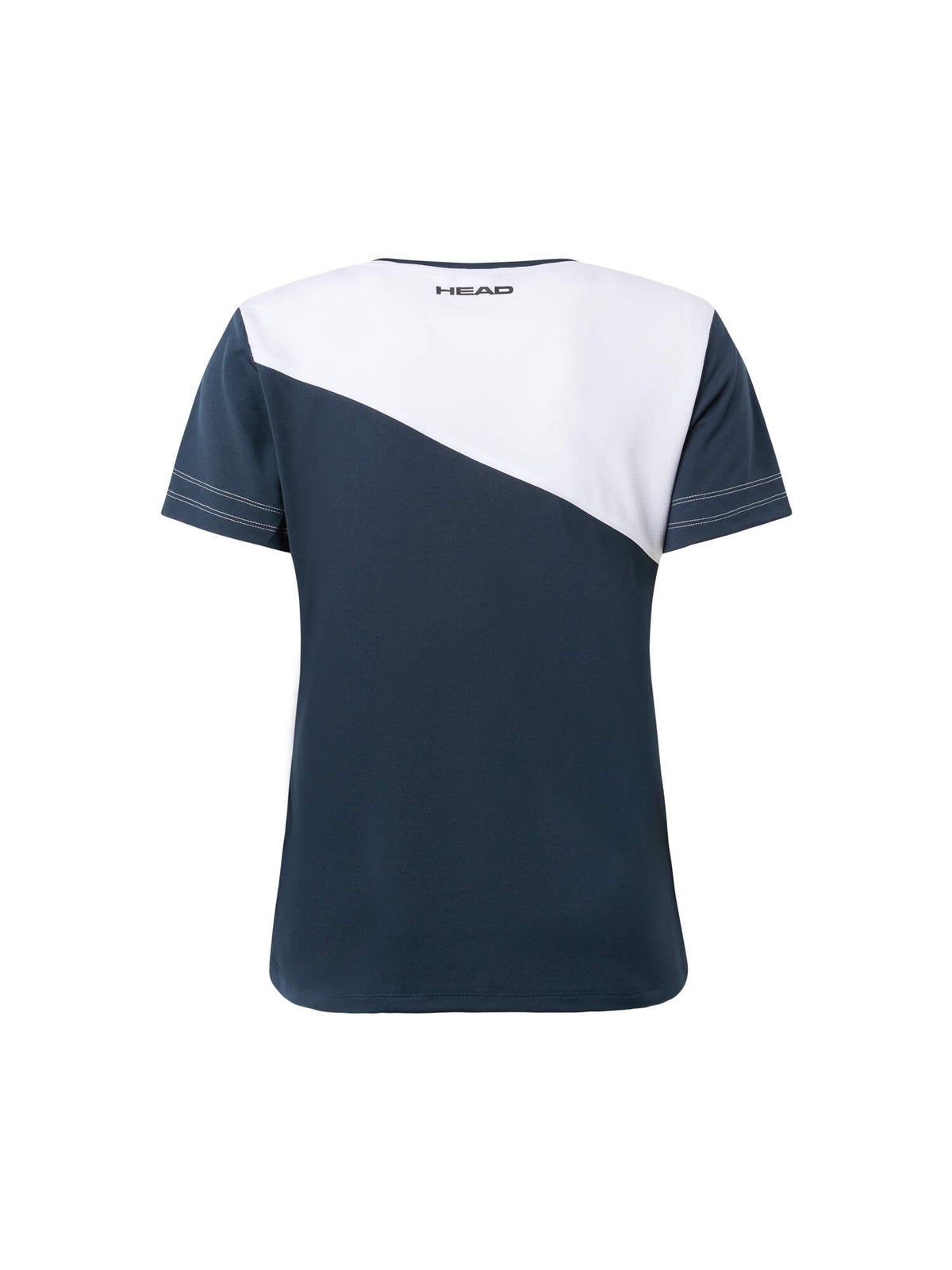 HEAD TIE-BREAK Tennis T-Shirt Womens in Navy/White - back view