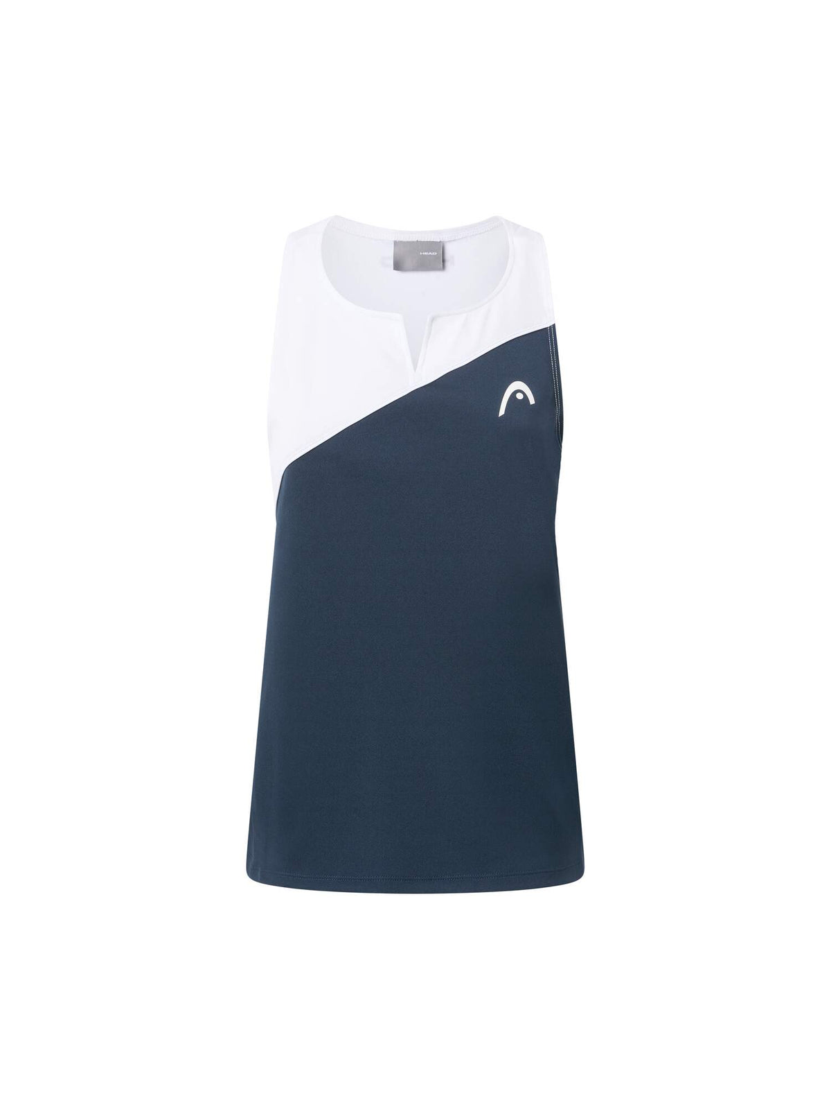 HEAD SPIRIT Womens Tennis Tank Top in Navy/White - front view
