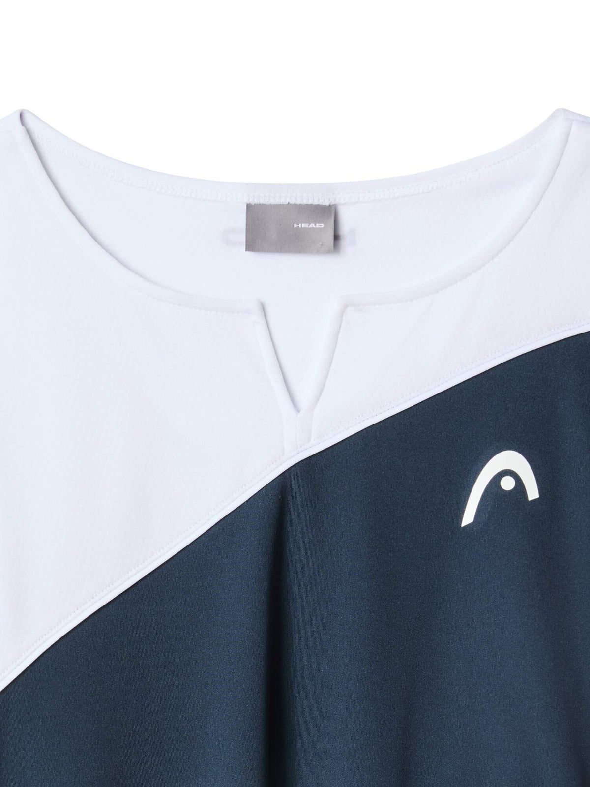 HEAD SPIRIT Womens Tennis Tank Top in Navy/White - yoke detail