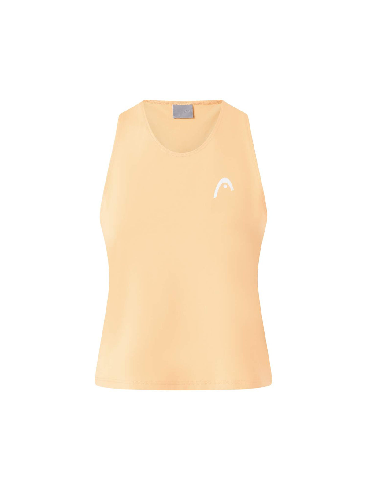 HEAD MOVE Womens Tennis Tank Top in Apricot - front view