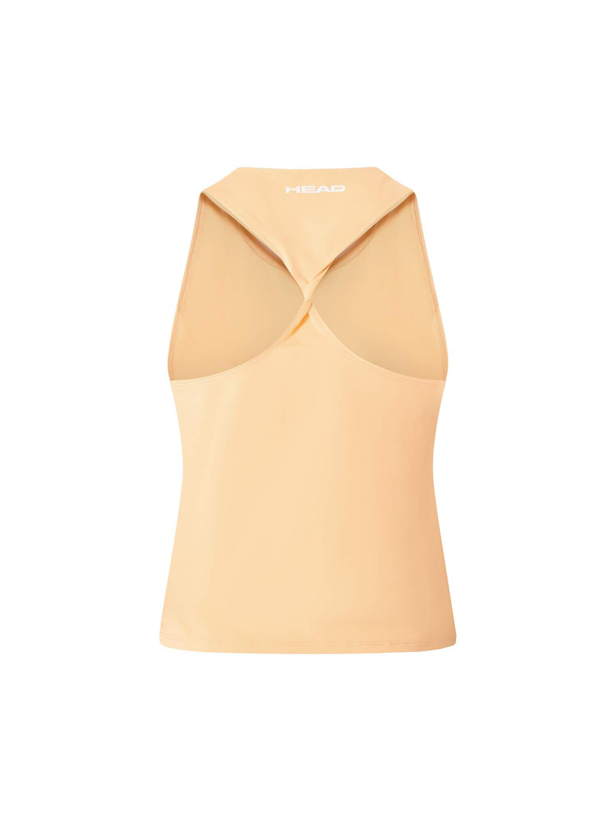 HEAD MOVE Womens Tennis Tank Top in Apricot - back view