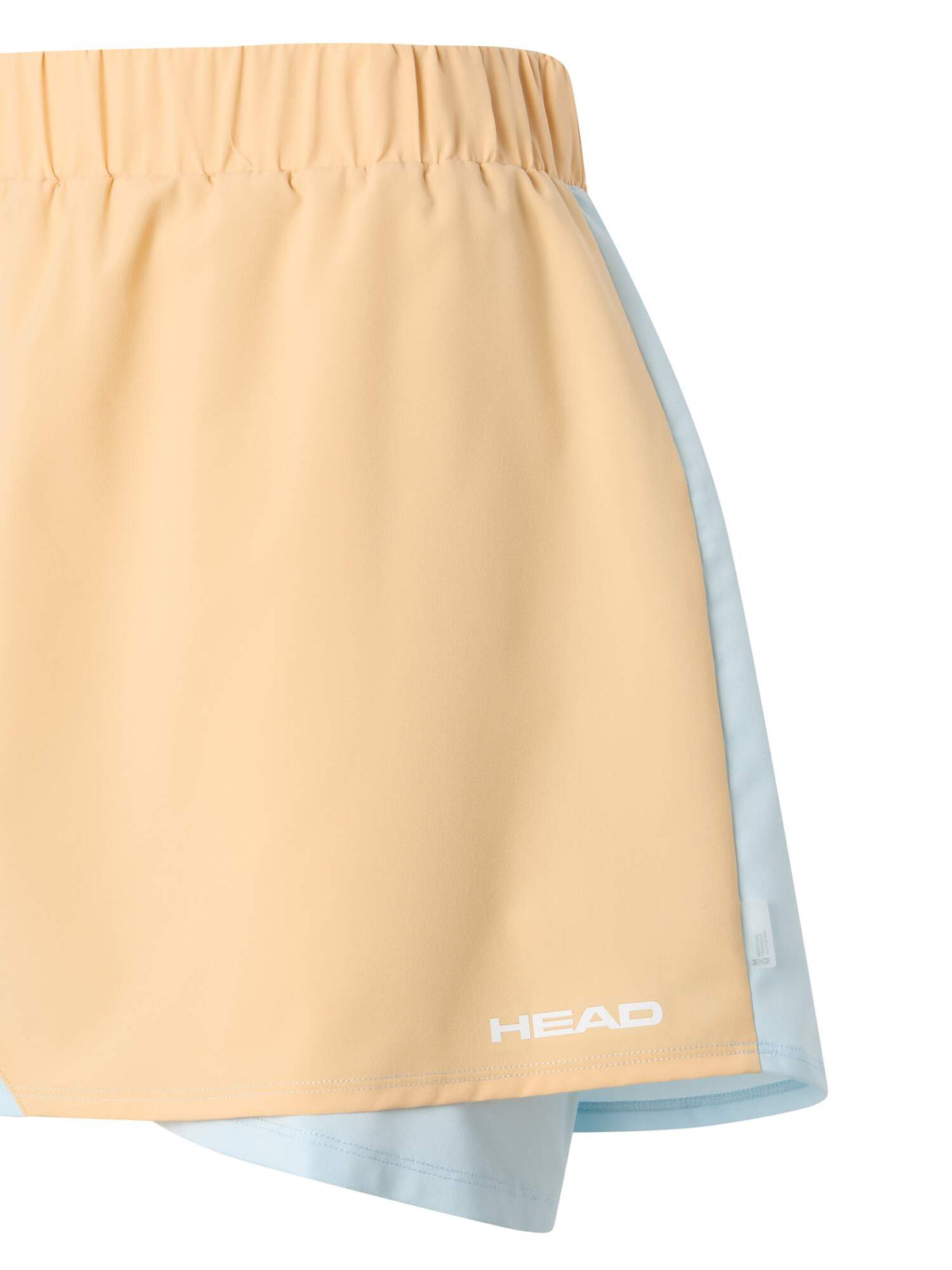 HEAD DYNAMIC Womens Tennis Skort in Apricot/Light Blue - detail
