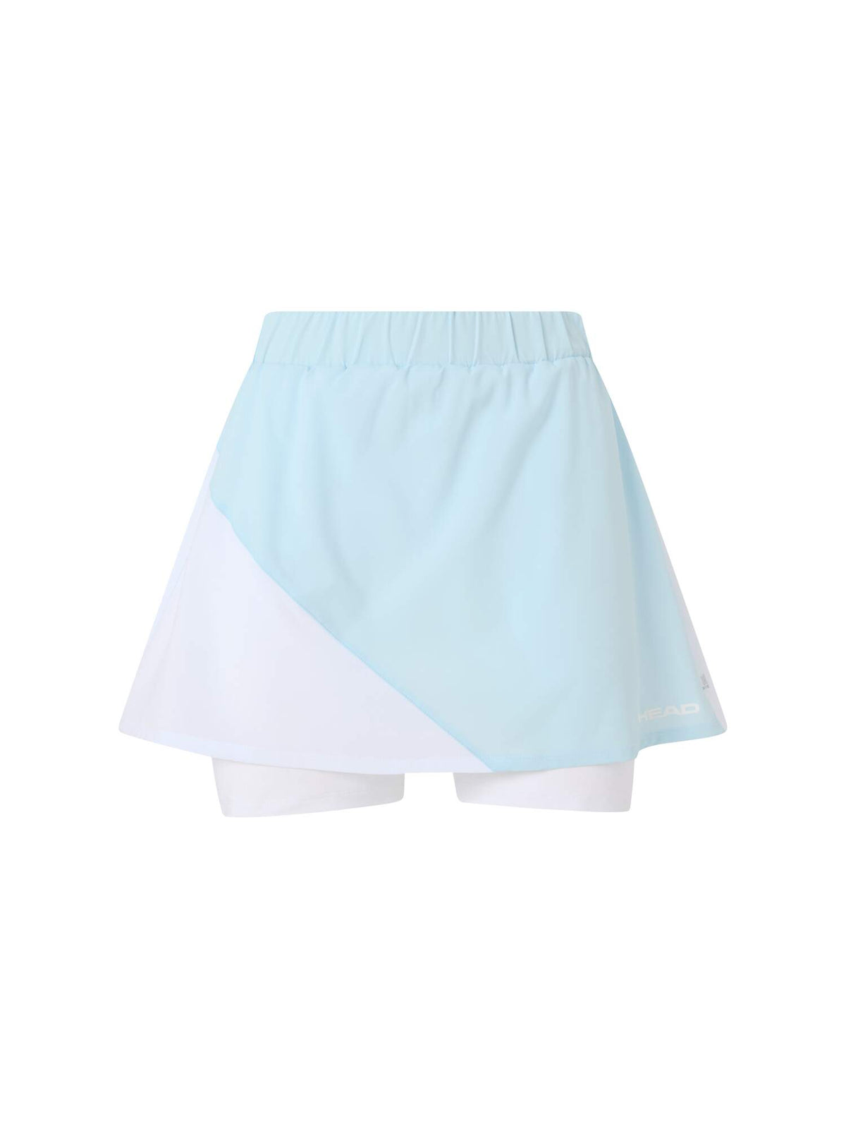 HEAD DYNAMIC Womens Tennis Skort in Light Blue/White - front view