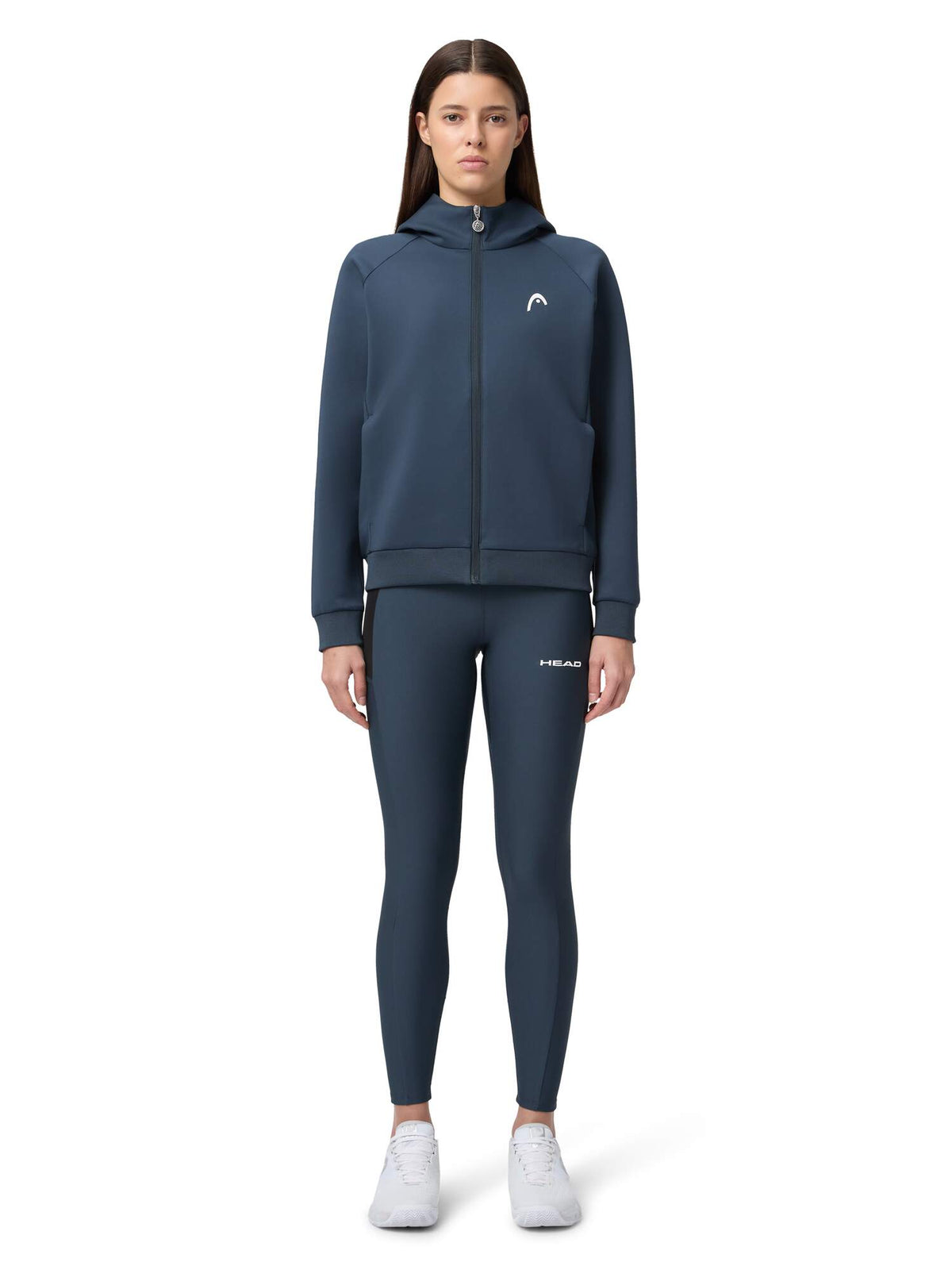 HEAD VISION Hooded Tennis Jacket Womens in Navy - lifestyle