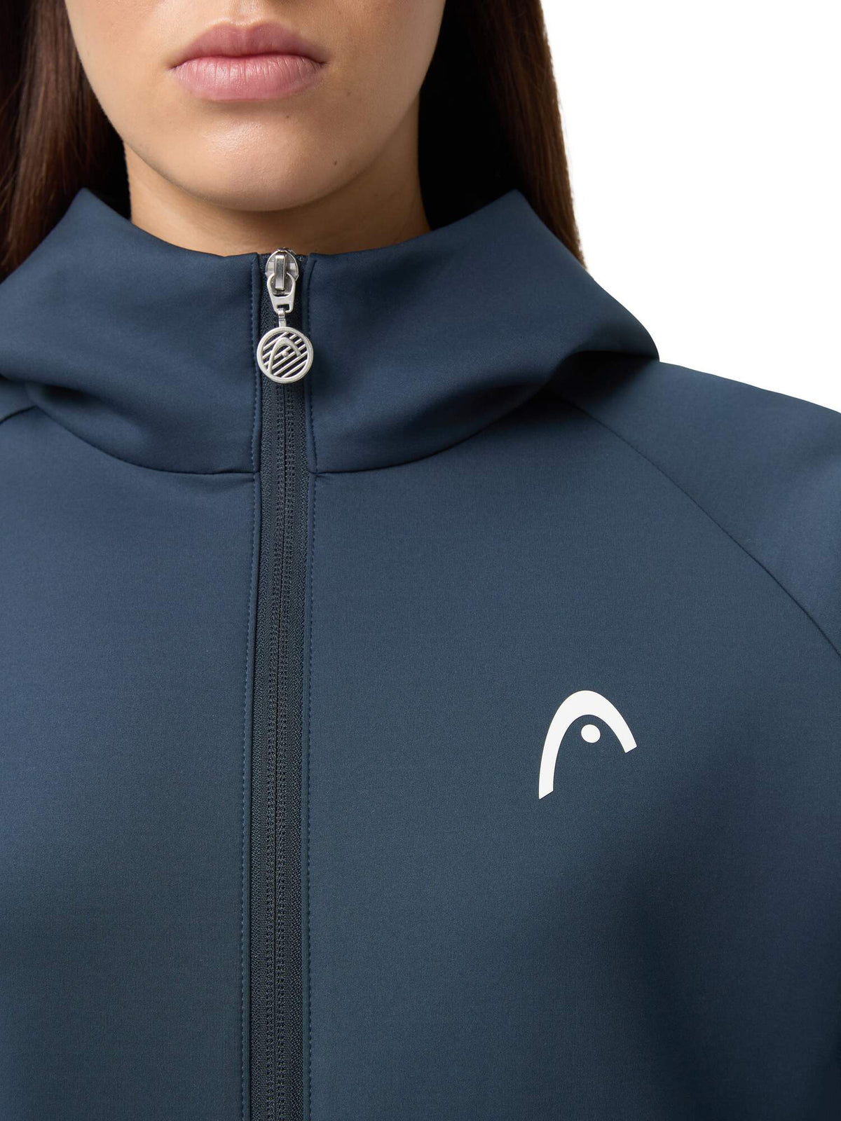 HEAD VISION Hooded Tennis Jacket Womens in Navy - detail