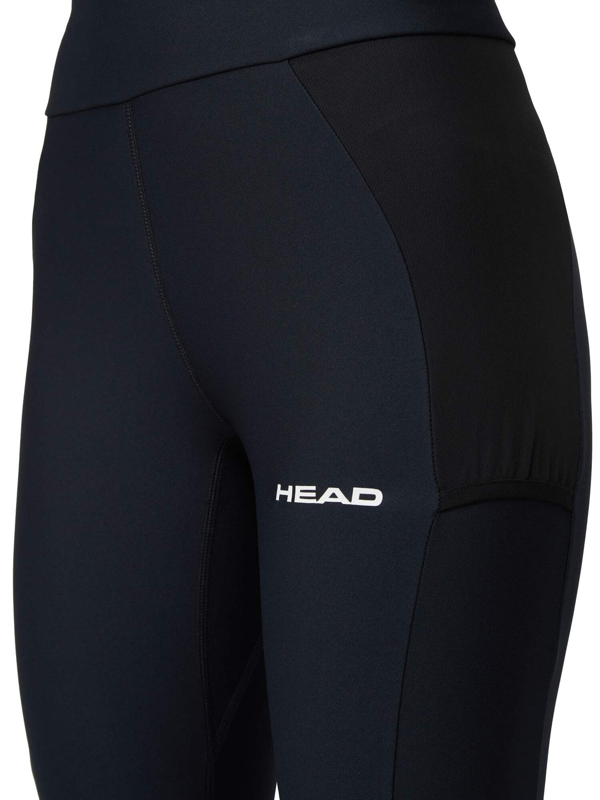 HEAD TECH Womens Tennis Tights in Black - model detail
