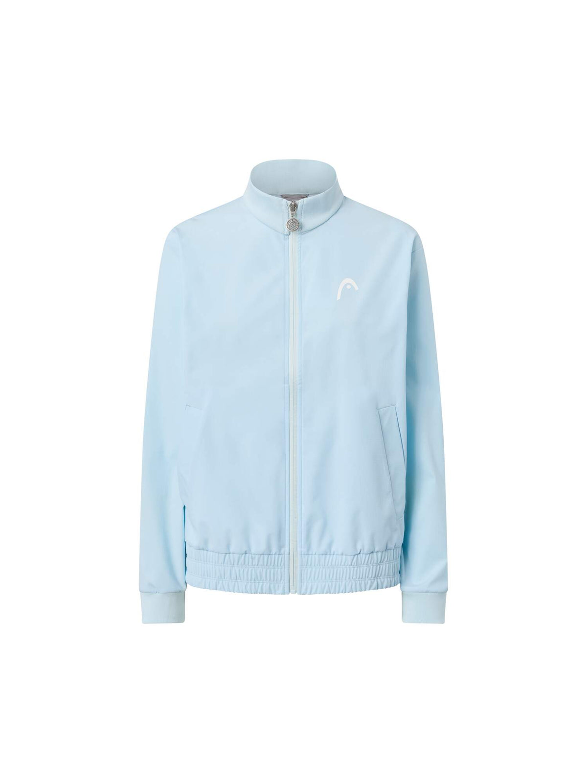 HEAD BREAKER Womens Tennis Jacket in Light Blue - front view