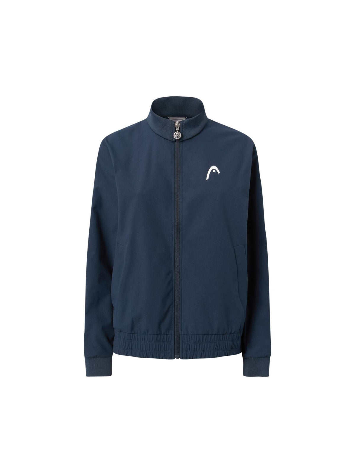 HEAD BREAKER Womens Tennis Jacket in Navy - front view