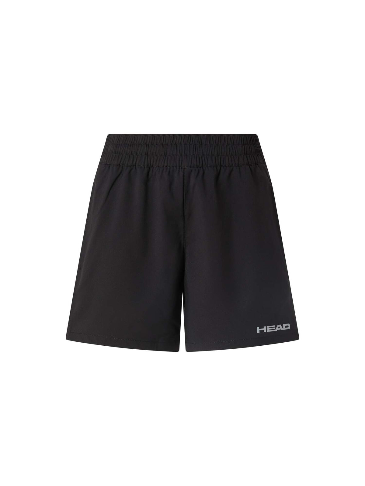 HEAD CLUB Womens Tennis Shorts in Black - front view