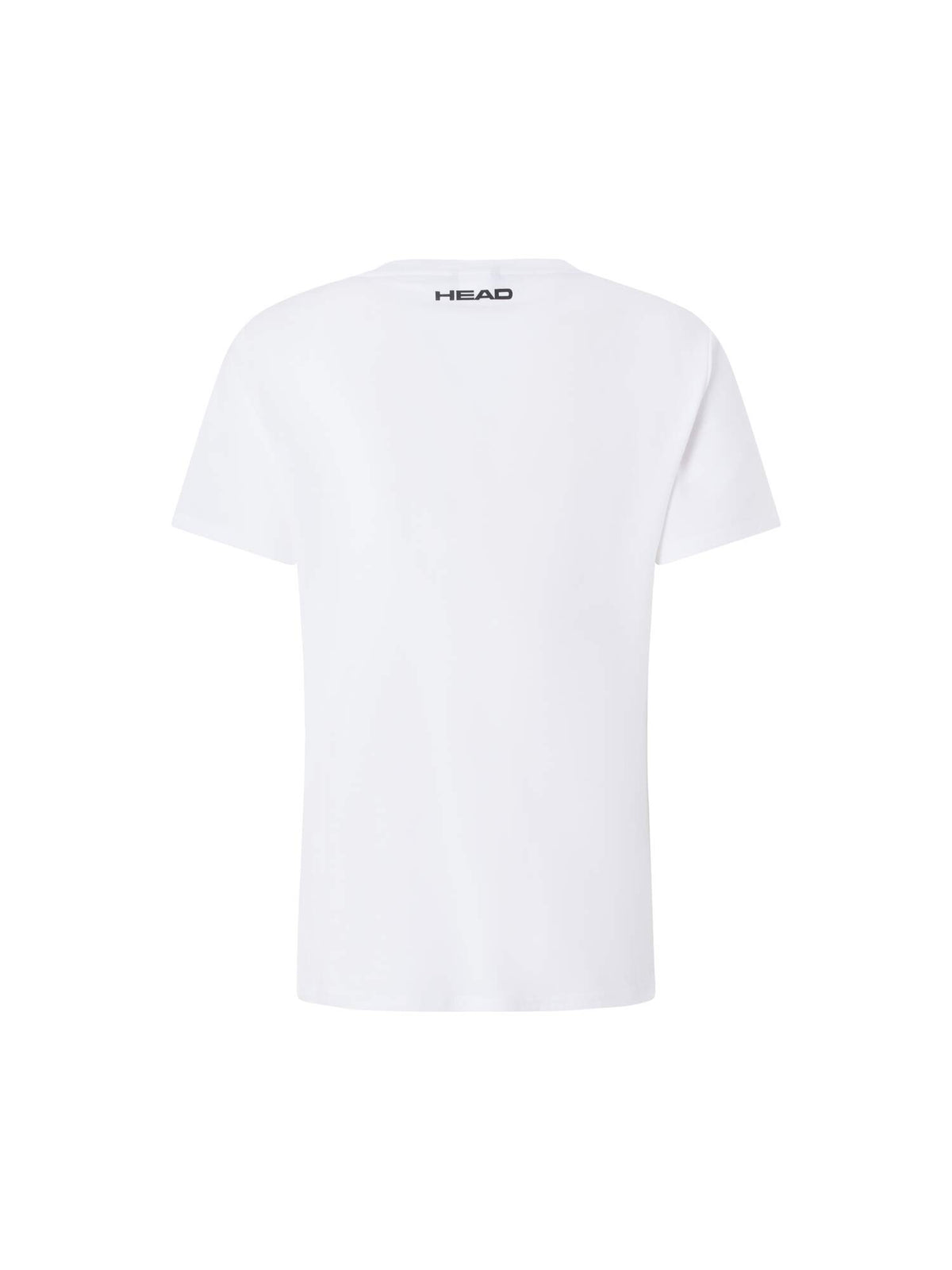 HEAD VISION Womens Pickleball T-Shirt White/Purple in White/Purple - back view
