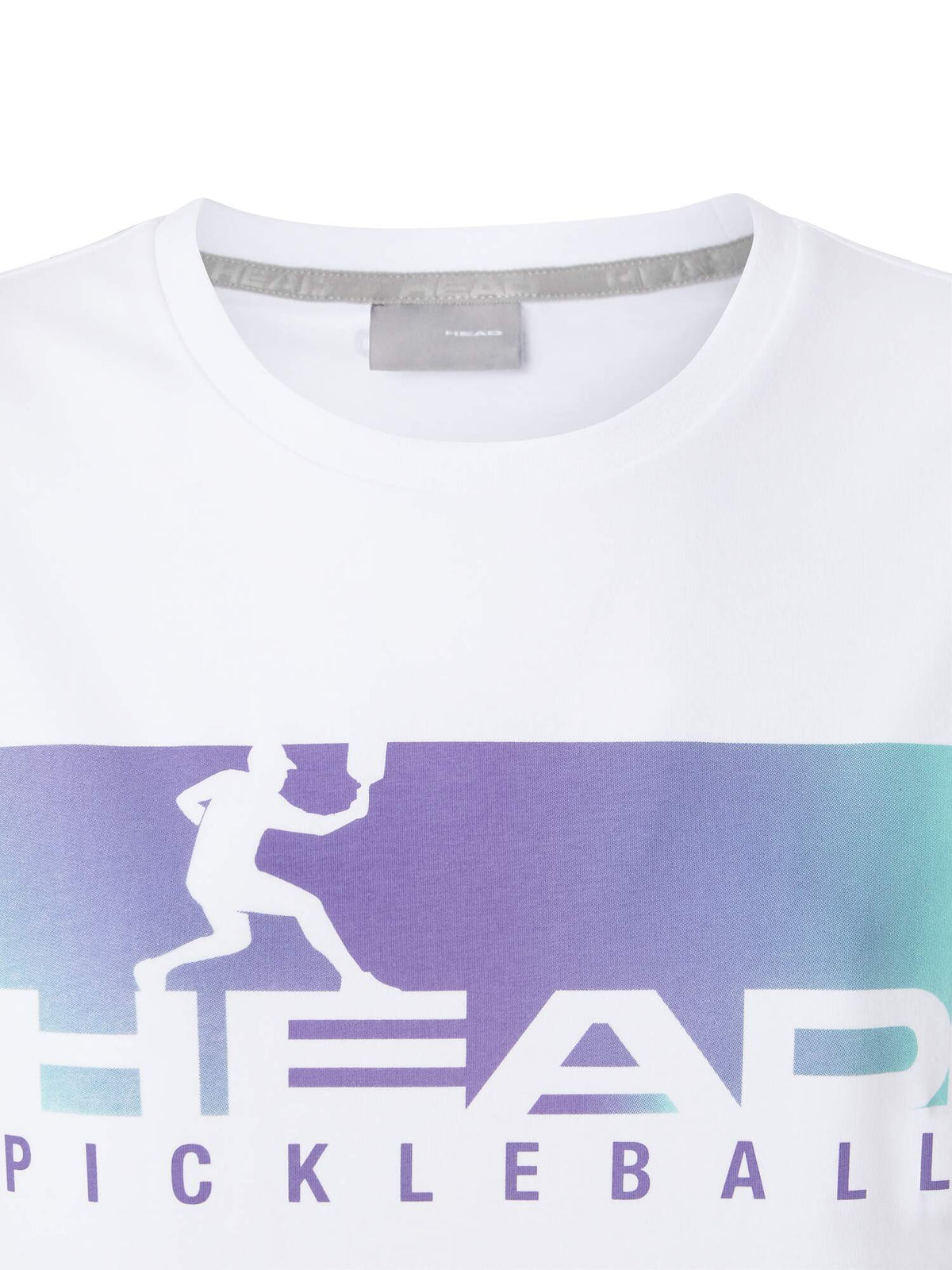 HEAD VISION Womens Pickleball T-Shirt White/Purple in White/Purple - detail