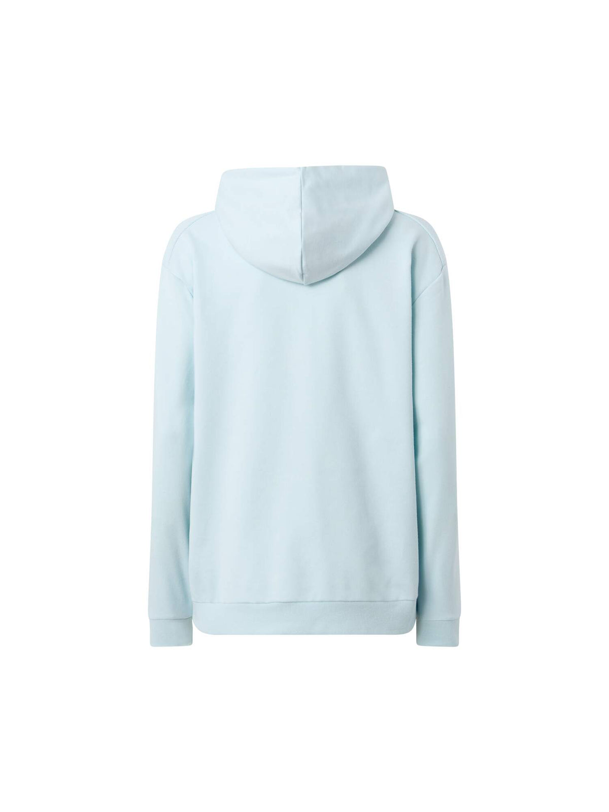 HEAD RALLY Full-Zip Womens Tennis Hoodie in Light Blue - back view