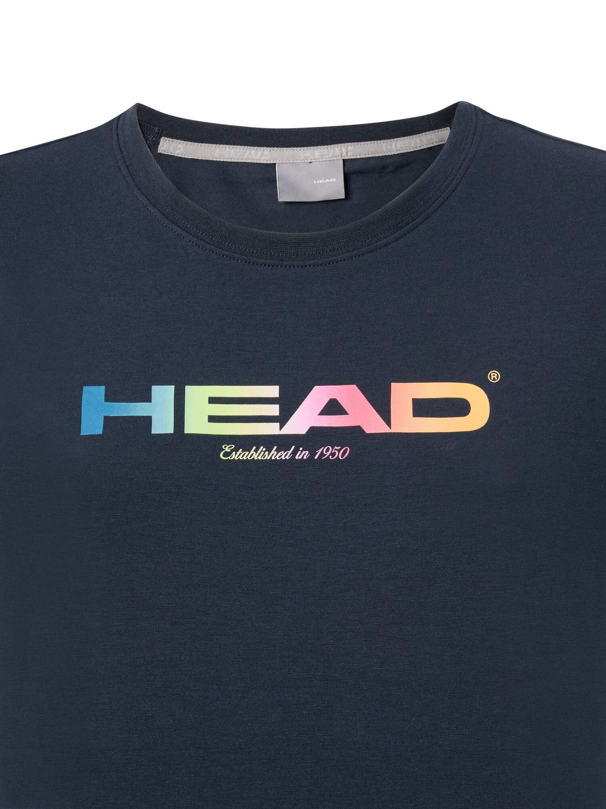 HEAD RAINBOW Womens Tennis T-Shirt in Navy - detail
