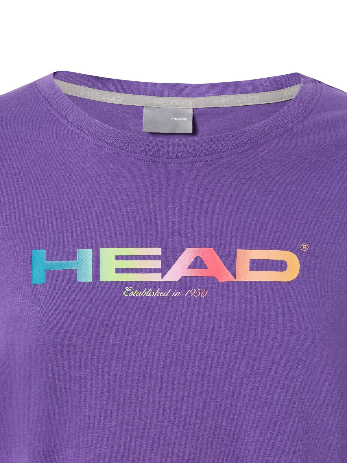 HEAD RAINBOW Womens Tennis T-Shirt in Purple - detail